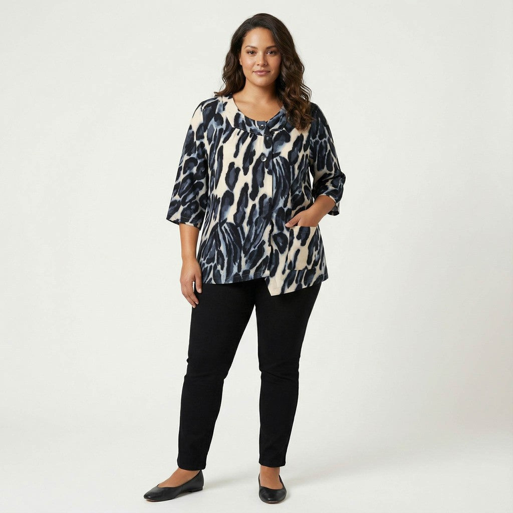 Pont Neuf PNHilma Bluser 5275 Denim blue