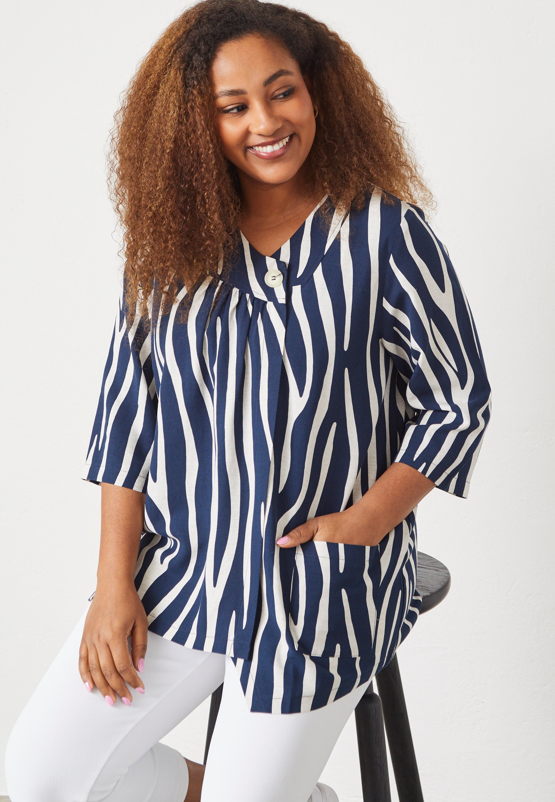 Pont Neuf PNHilma Bluser 5999 NAVY BLUE