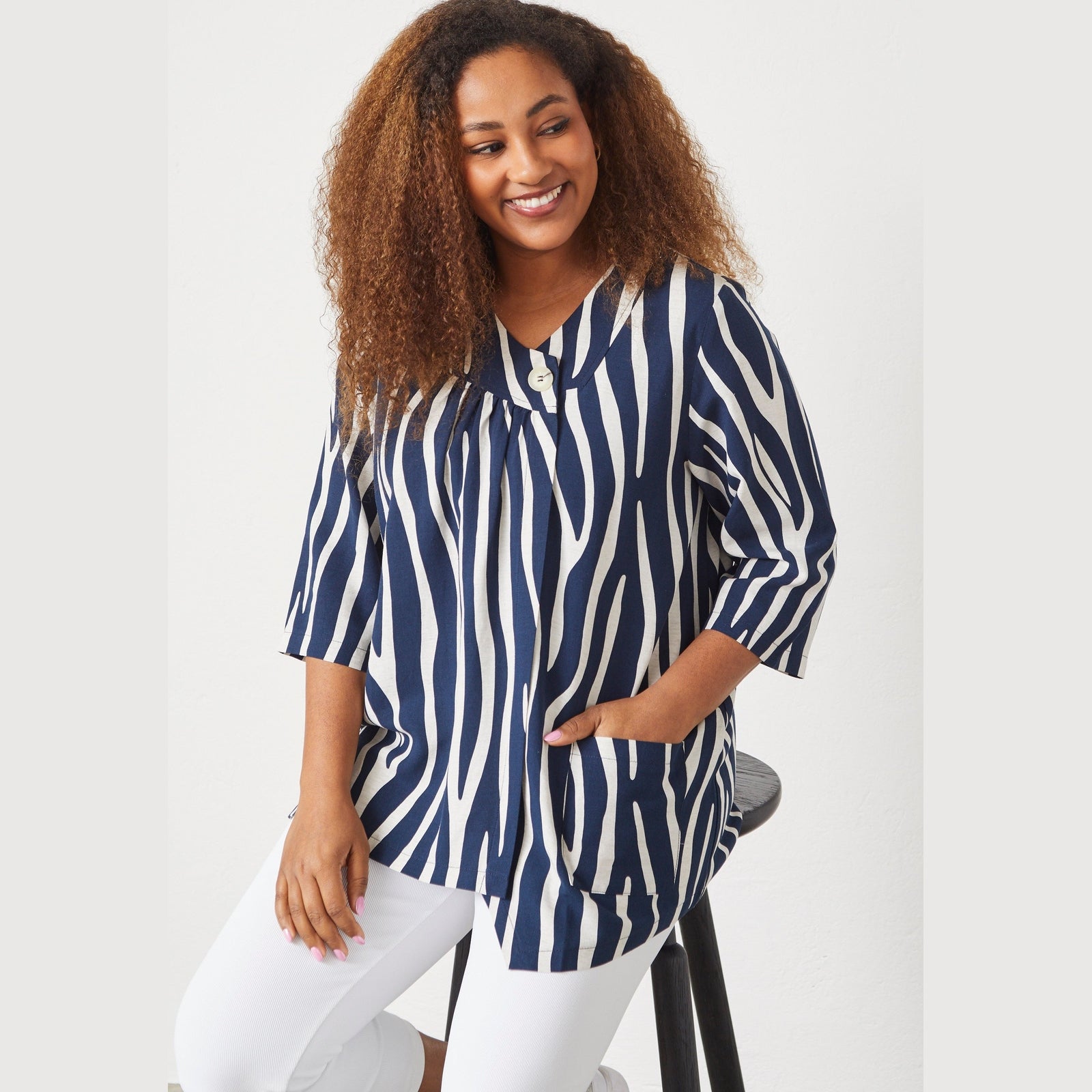 Pont Neuf PNHilma Bluser 5999 NAVY BLUE