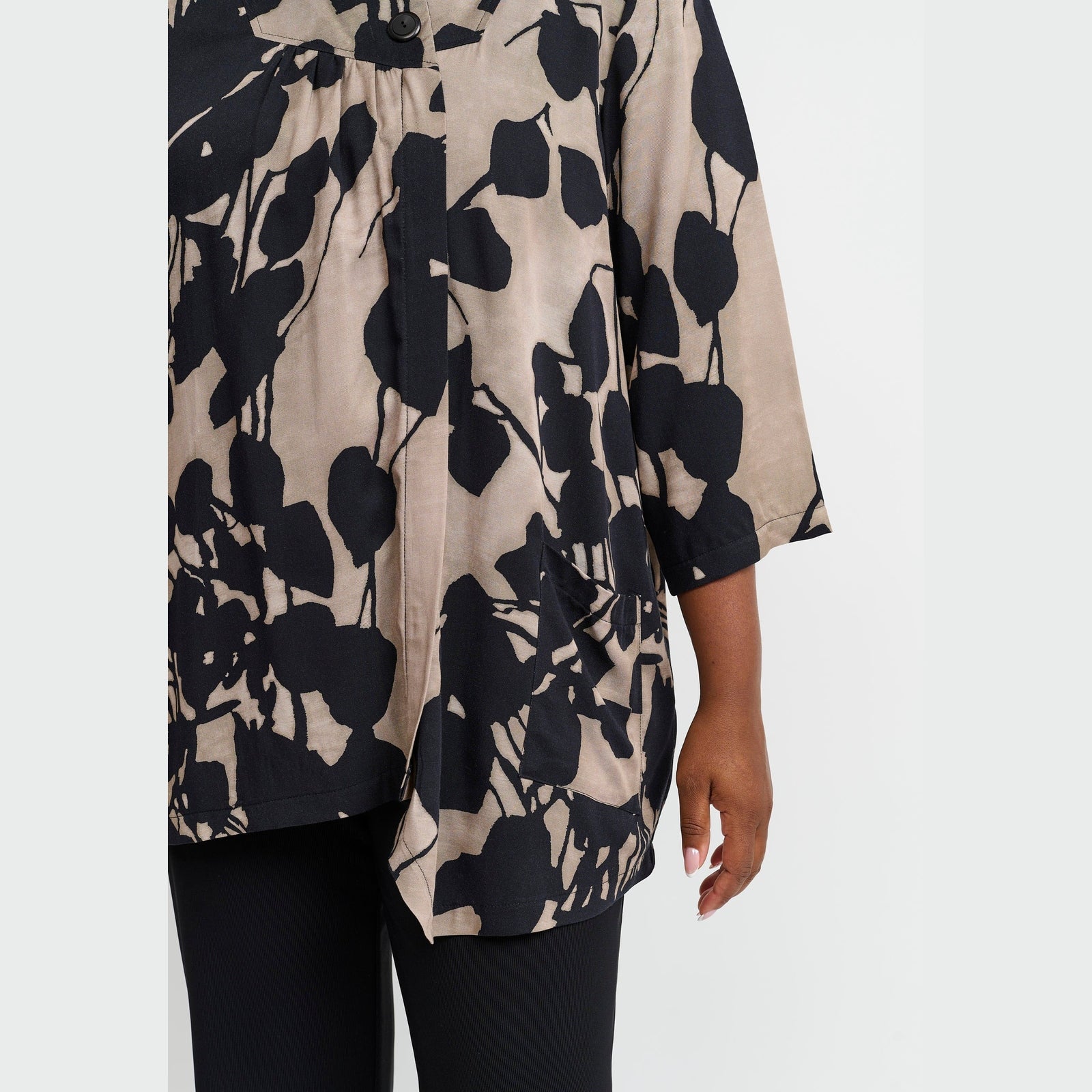 Pont Neuf PNHilma Bluser 1300 Taupe