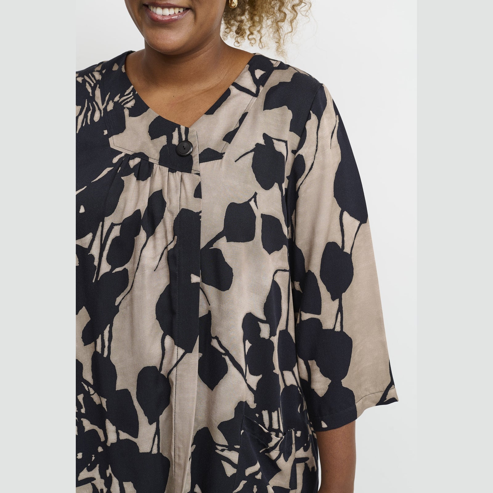 Pont Neuf PNHilma Bluser 1300 Taupe