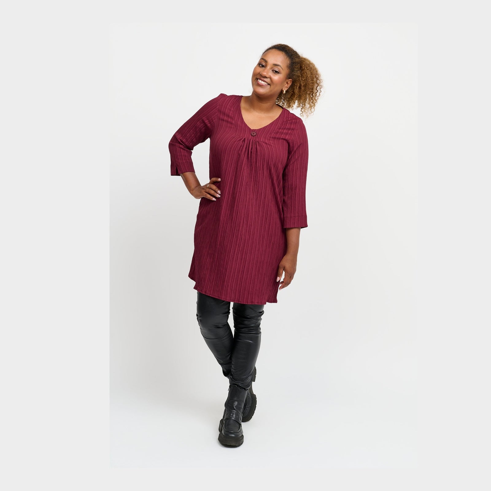 Pont Neuf PNHinda Tunikaer 2999 BORDEAUX RED