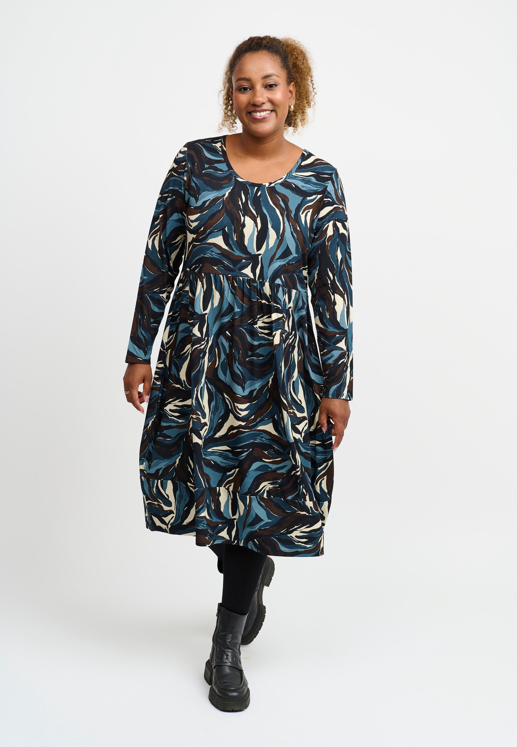 Pont Neuf PNImila Kjoler 5555 Steel Blue