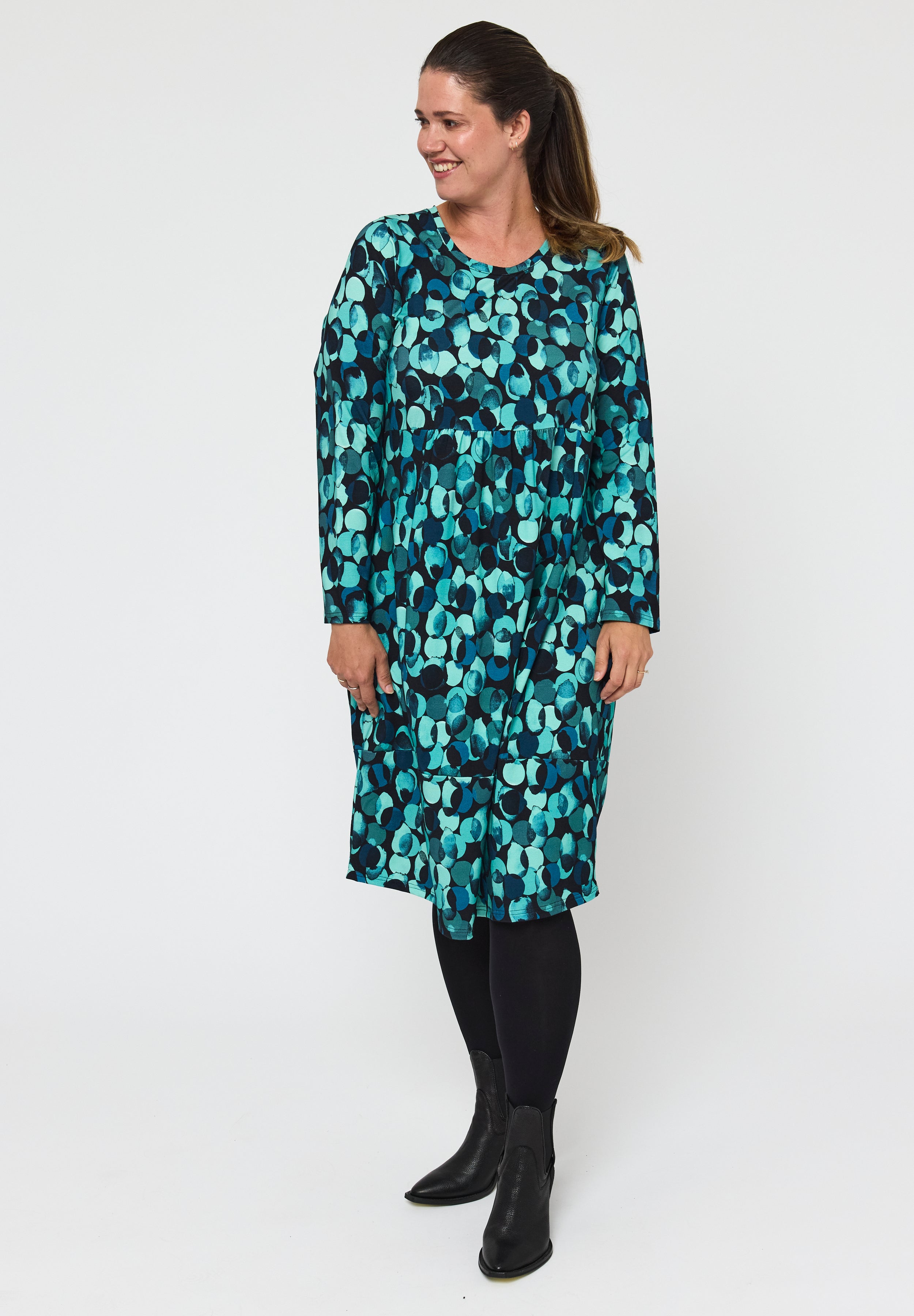 Pont Neuf PNImila Kjoler 5052 Petrol Blue