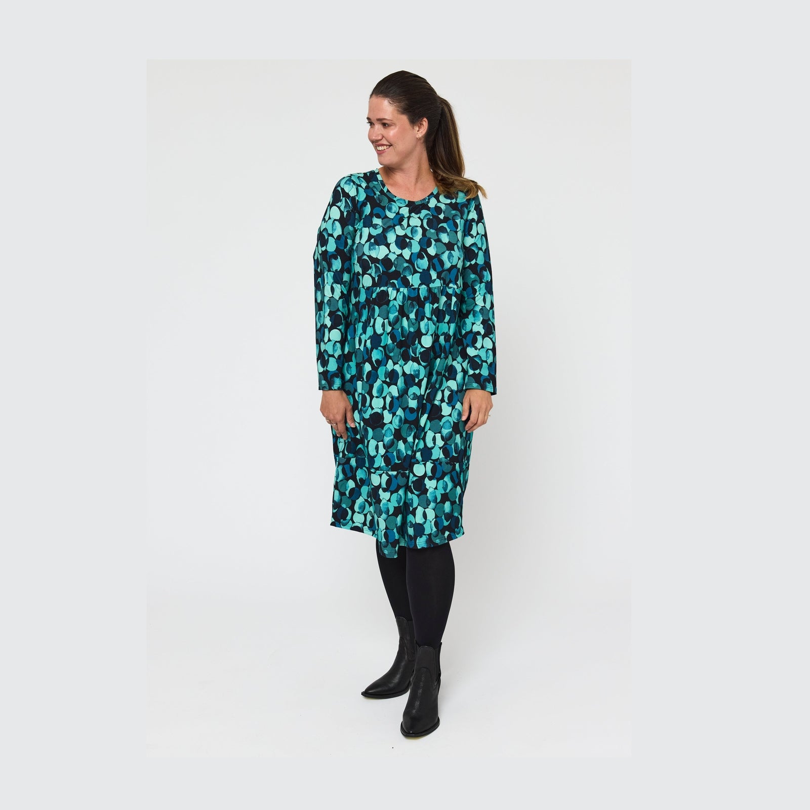 Pont Neuf PNImila Kjoler 5052 Petrol Blue