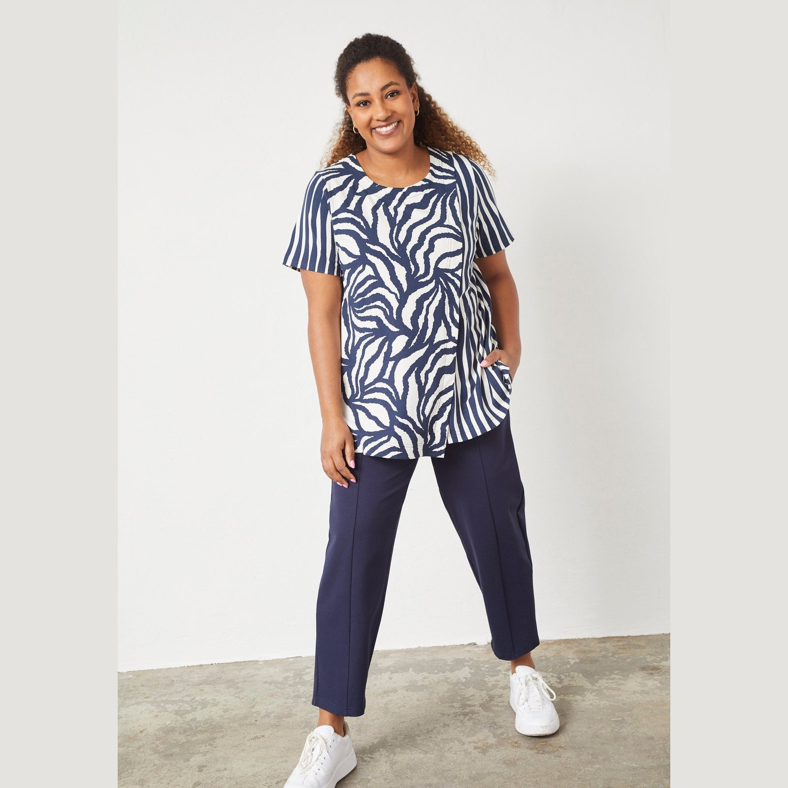 Pont Neuf PNInessa Sia T-Shirt 5999 NAVY BLUE