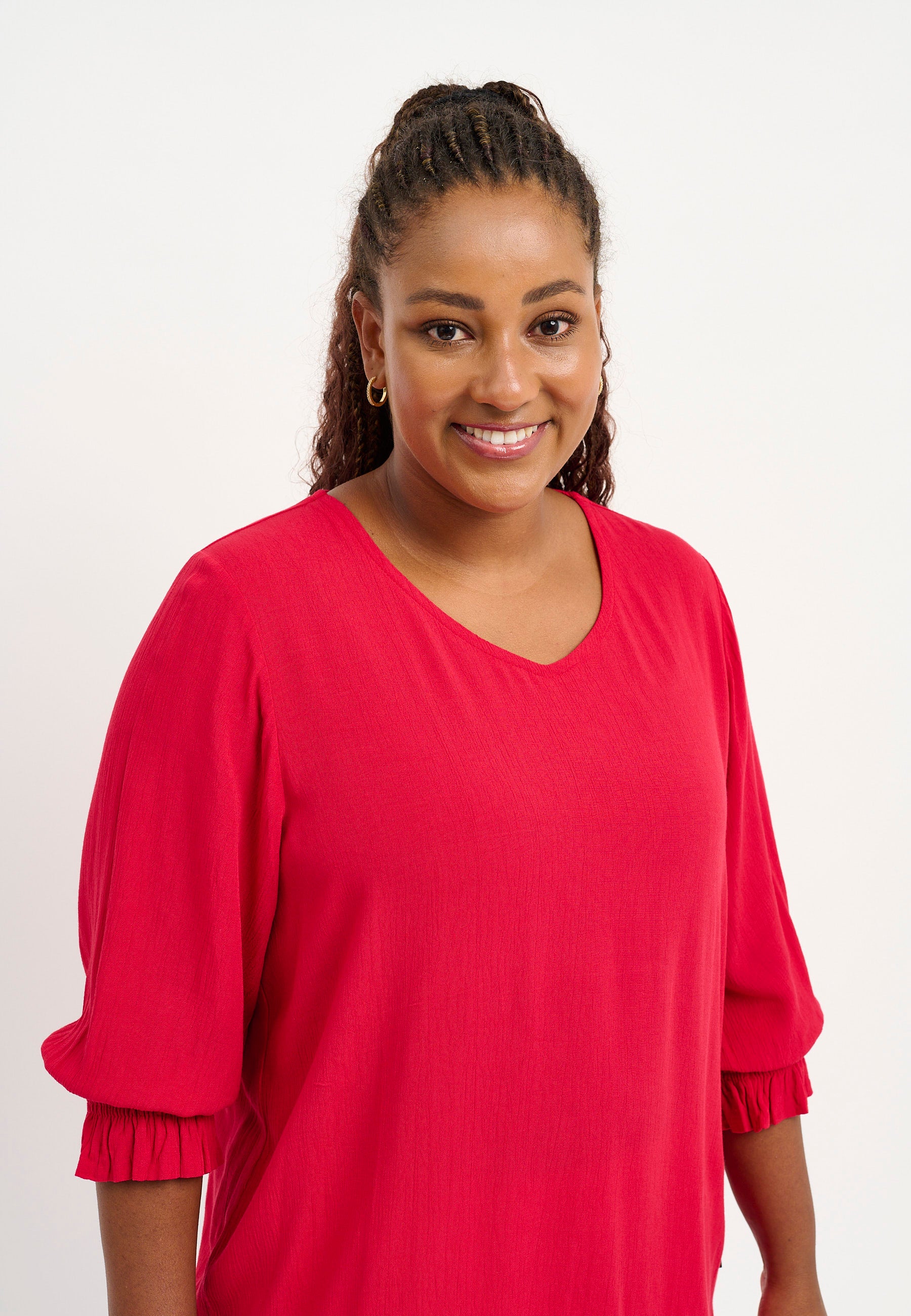 Pont Neuf PNIrvine Bluser 354 Warm Red