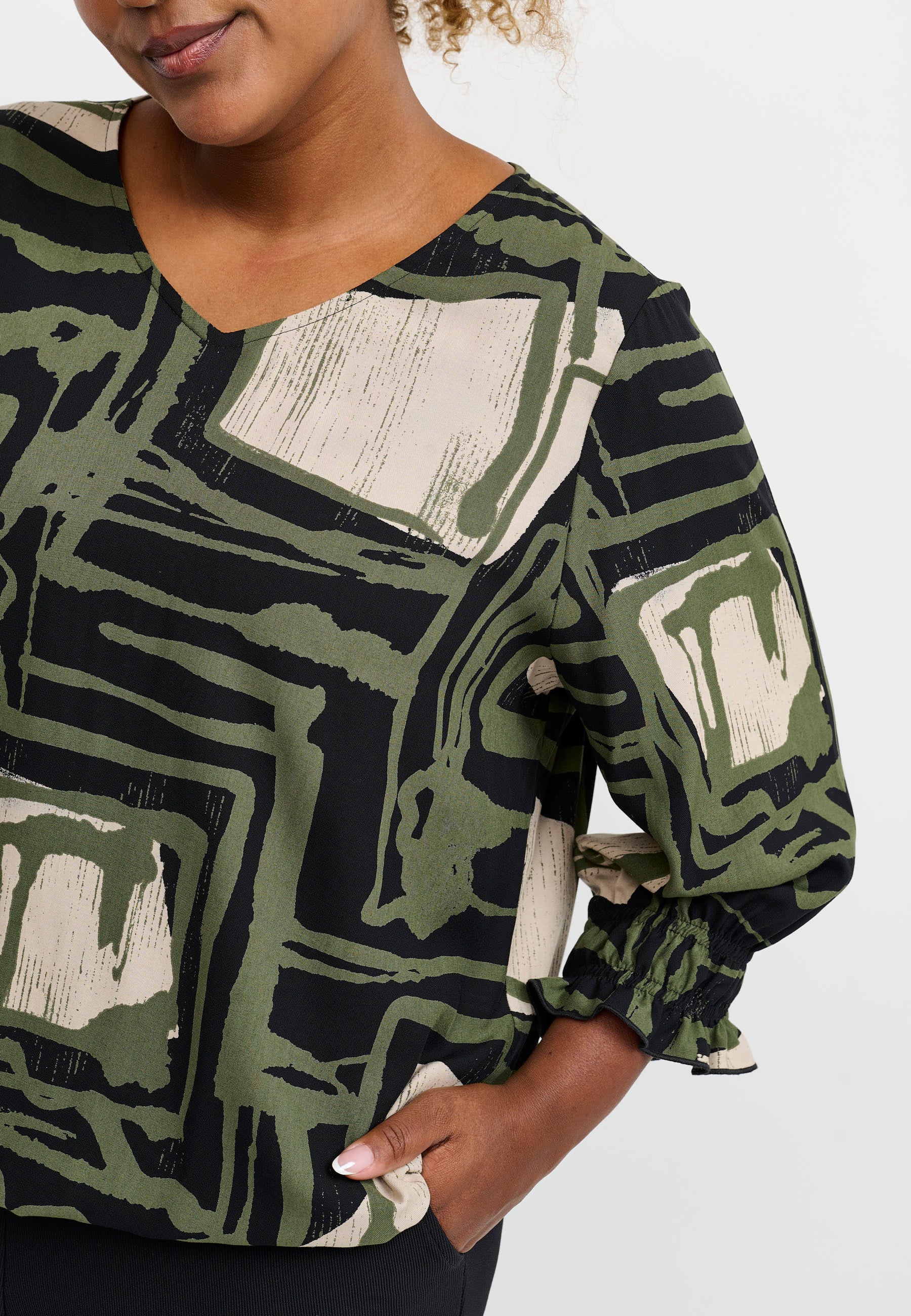 Pont Neuf PNIrvine Bluser 3620 Forest Green