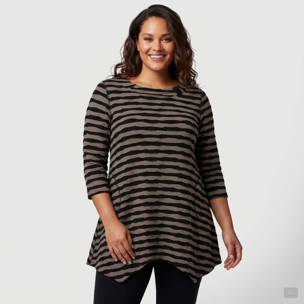 Pont Neuf PNIsabella Tunikaer 117 Dark Taupe