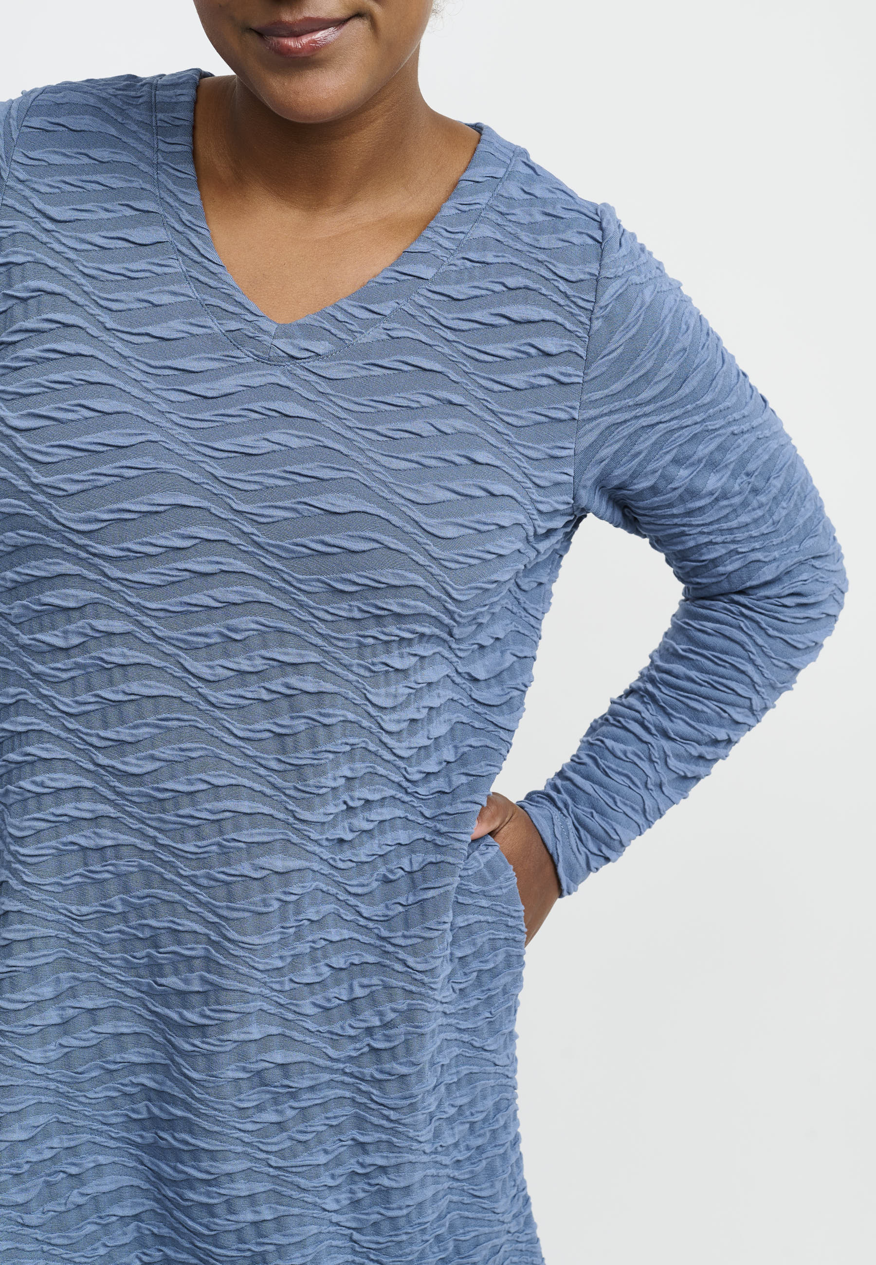 Pont Neuf PNIsel Tunikaer 5555 Steel Blue