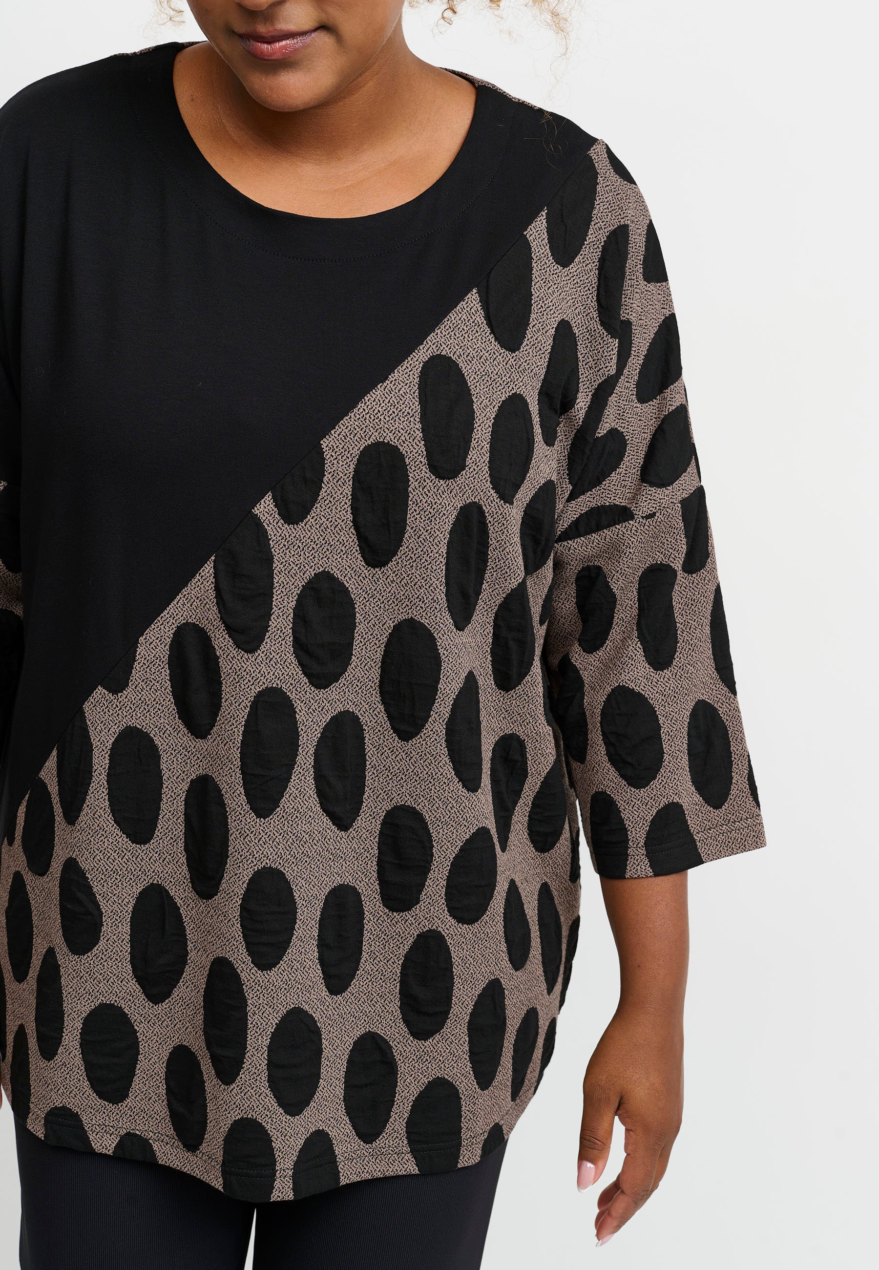 Pont Neuf PNJamina Bluser 1300 Taupe