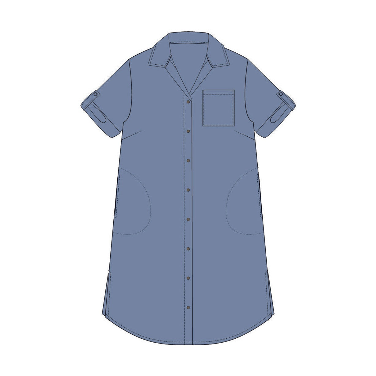 Pont Neuf PNJanita Kjoler 5501 DENIM BLUE