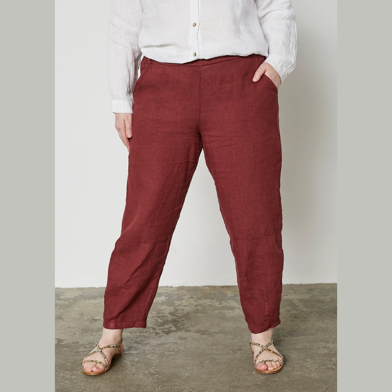Pont Neuf PNJessi Bukser 2999 BORDEAUX RED