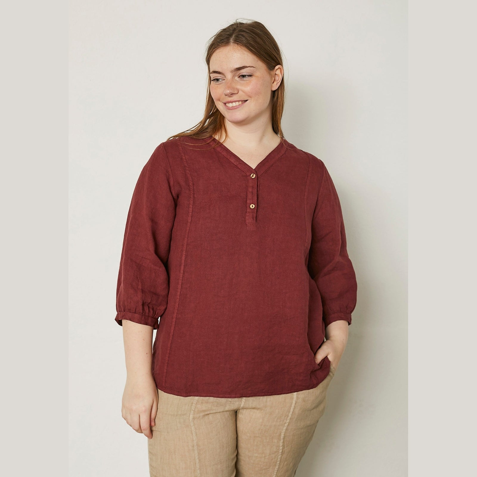 Pont Neuf PNJoelle Bluser 2999 BORDEAUX RED