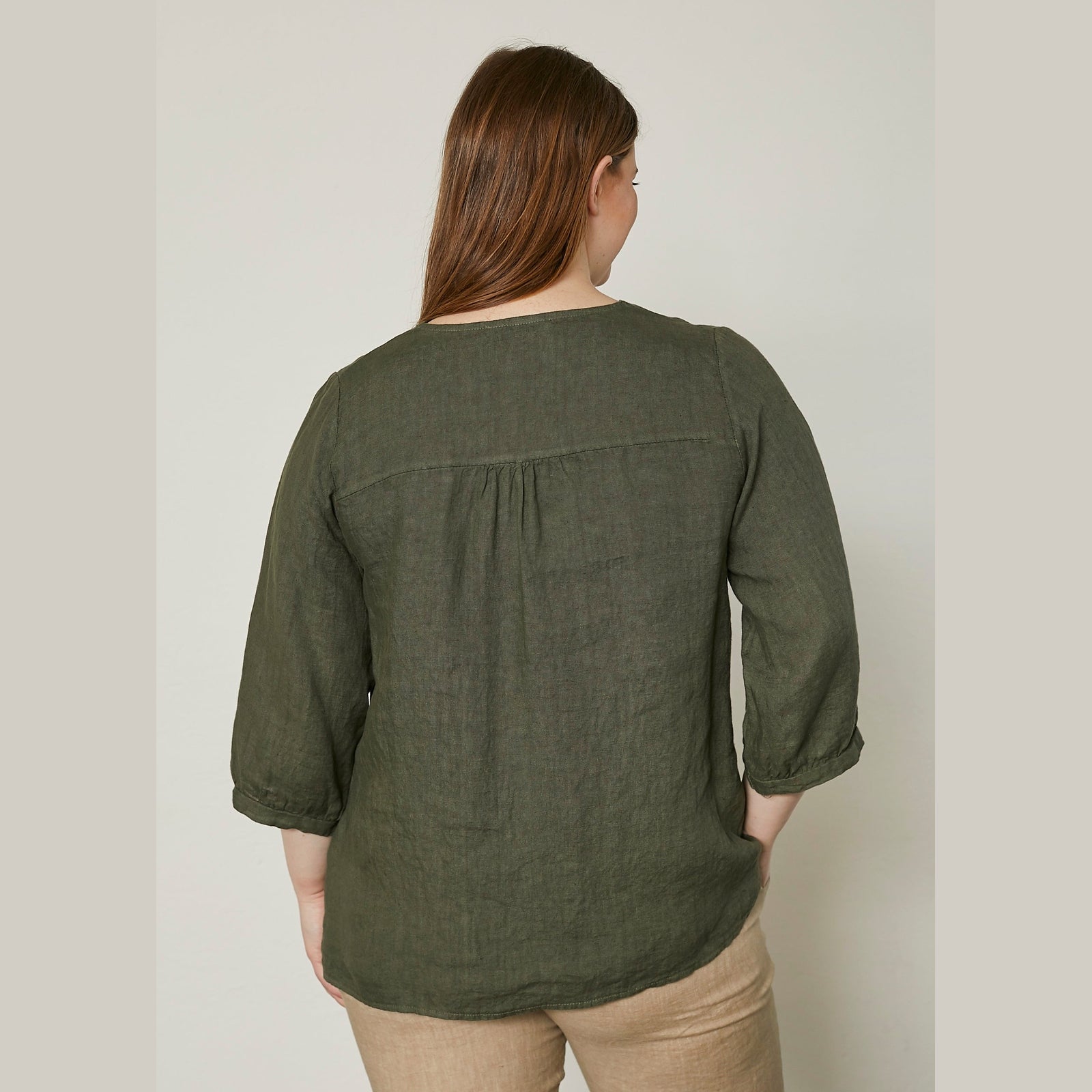 Pont Neuf PNJoelle Bluser 3506 Khaki Green