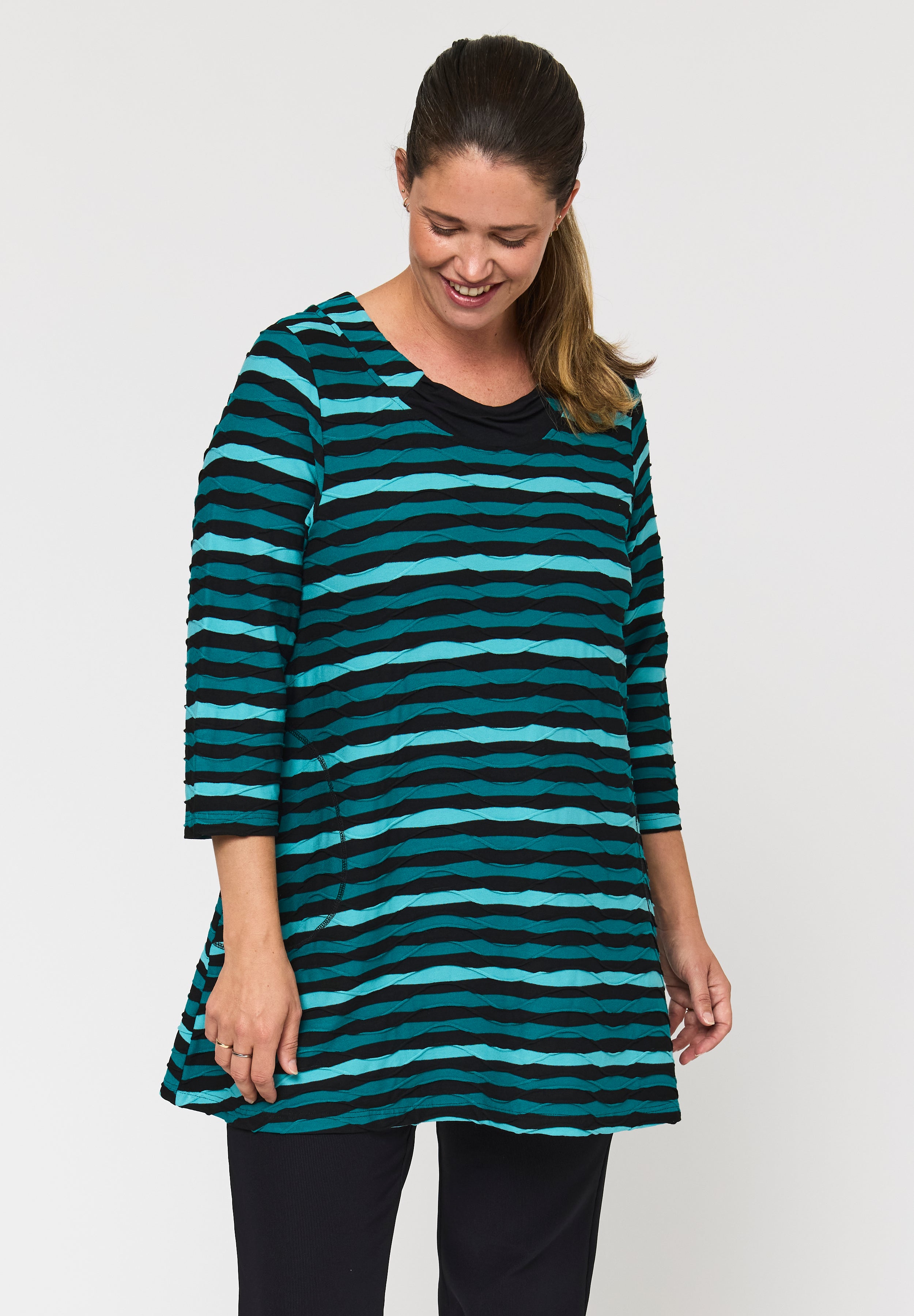 Pont Neuf PNJola Tea Tunikaer 5052 Petrol Blue