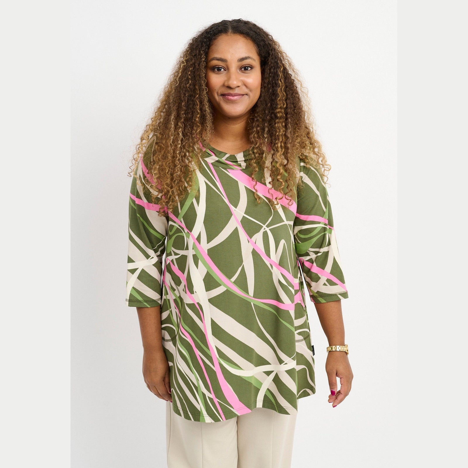 Pont Neuf PNJola tea Tunikaer 3506 Khaki Green