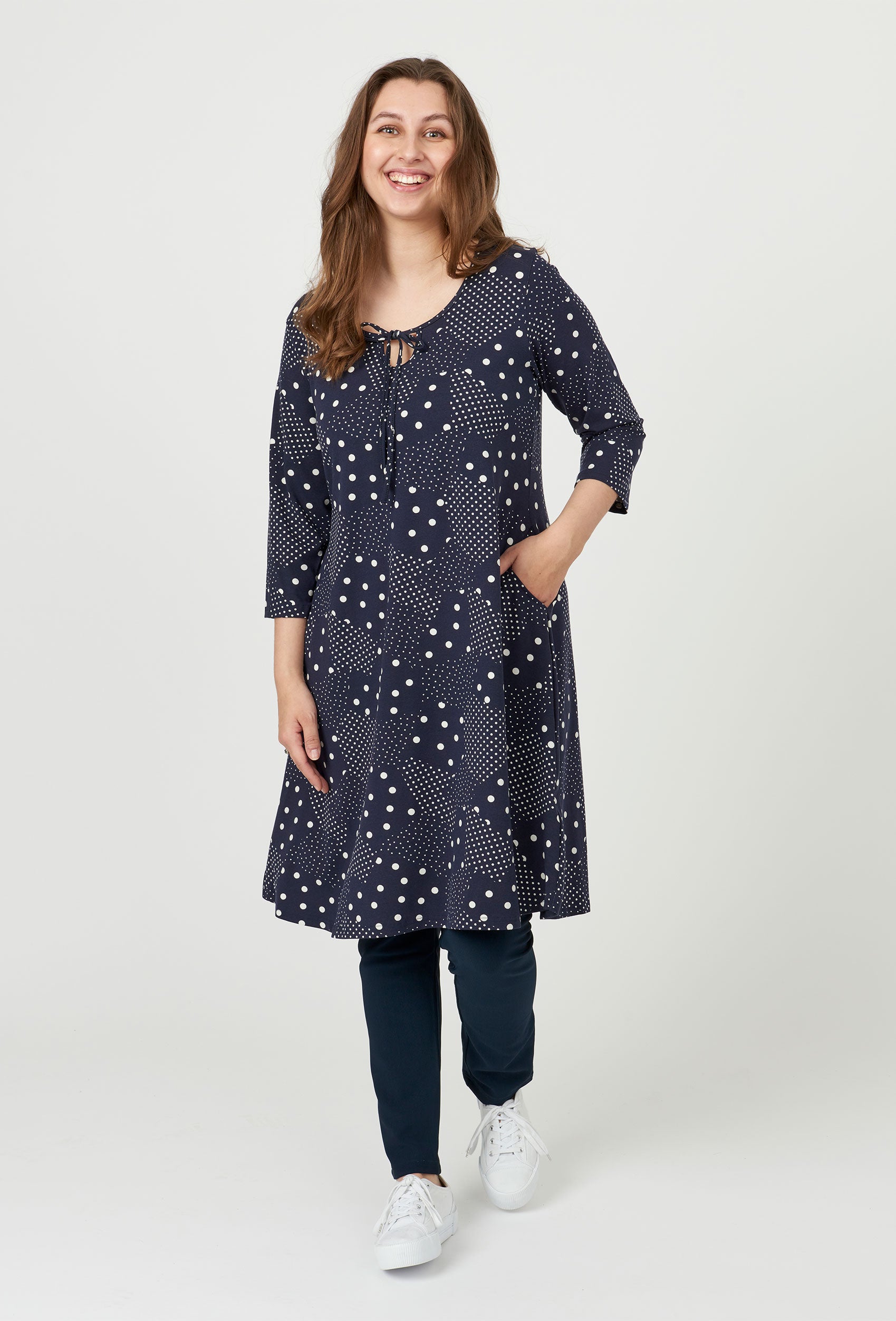 Pont Neuf PNJosefine-Tea Kjoler 520 Navy