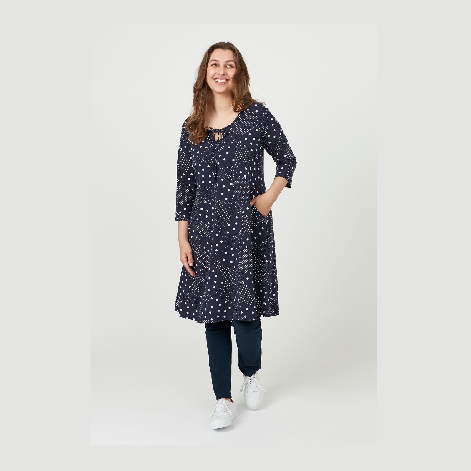 Pont Neuf PNJosefine-Tea Kjoler 520 Navy