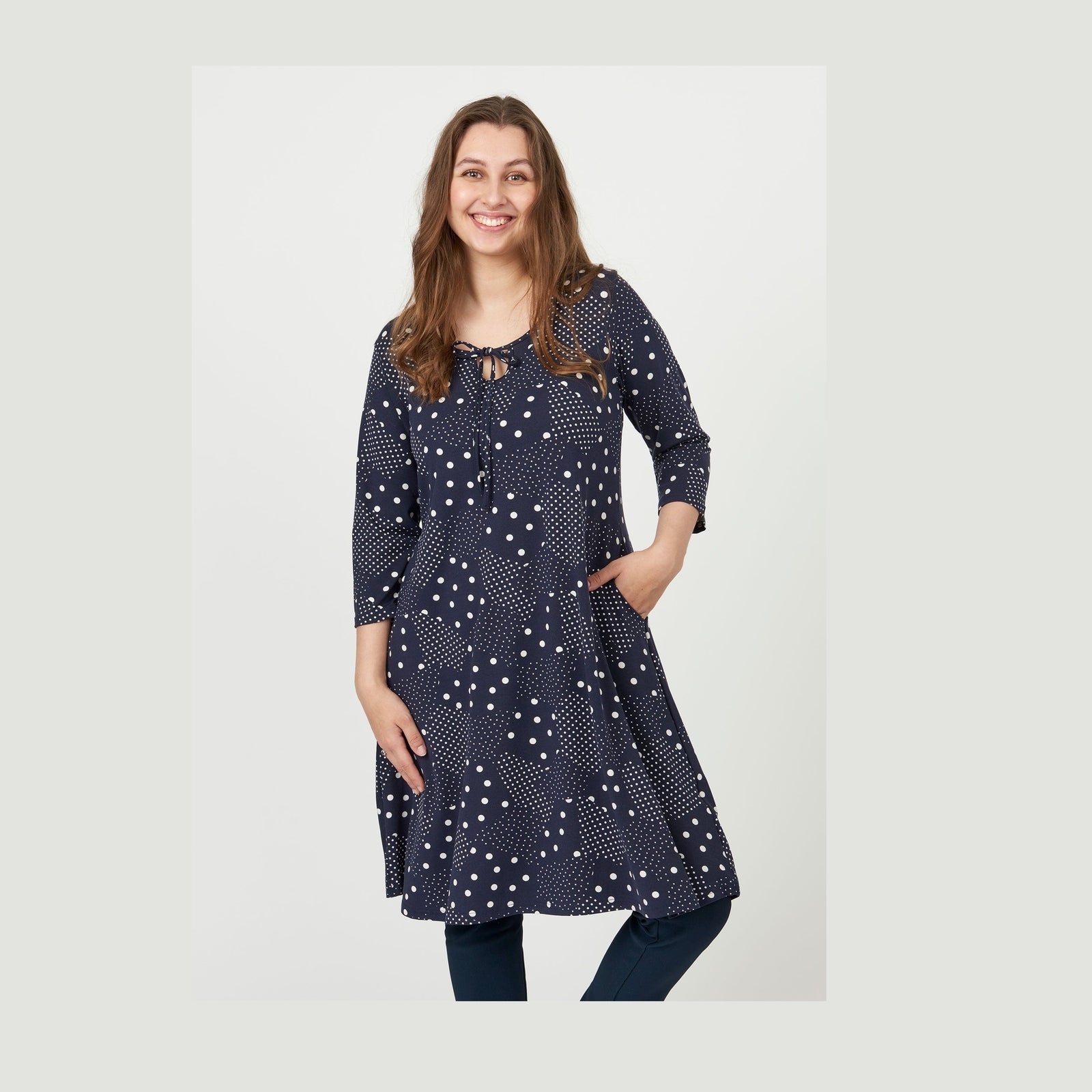 Pont Neuf PNJosefine-Tea Kjoler 520 Navy