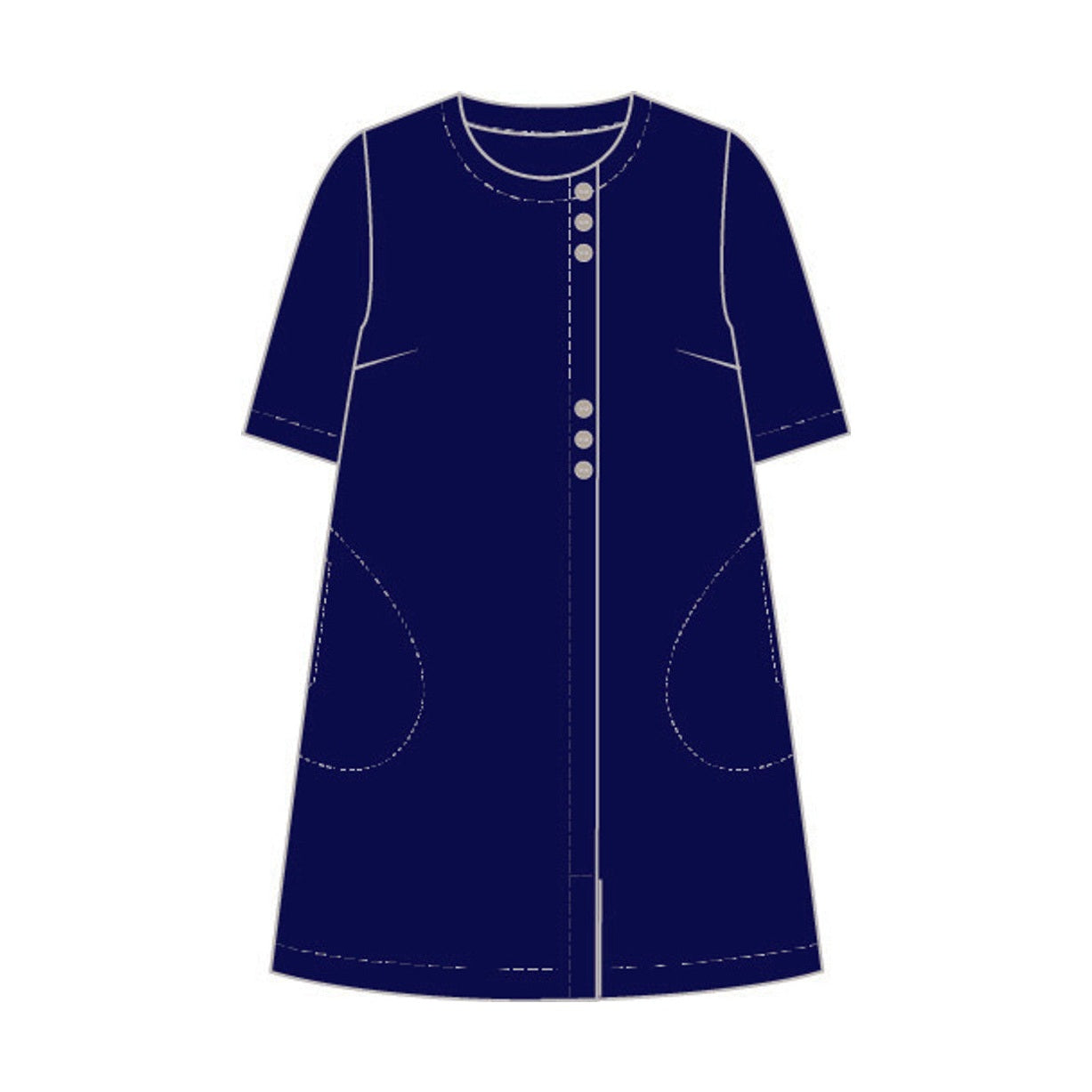 Pont Neuf PNJudy Tunikaer 5999 NAVY BLUE