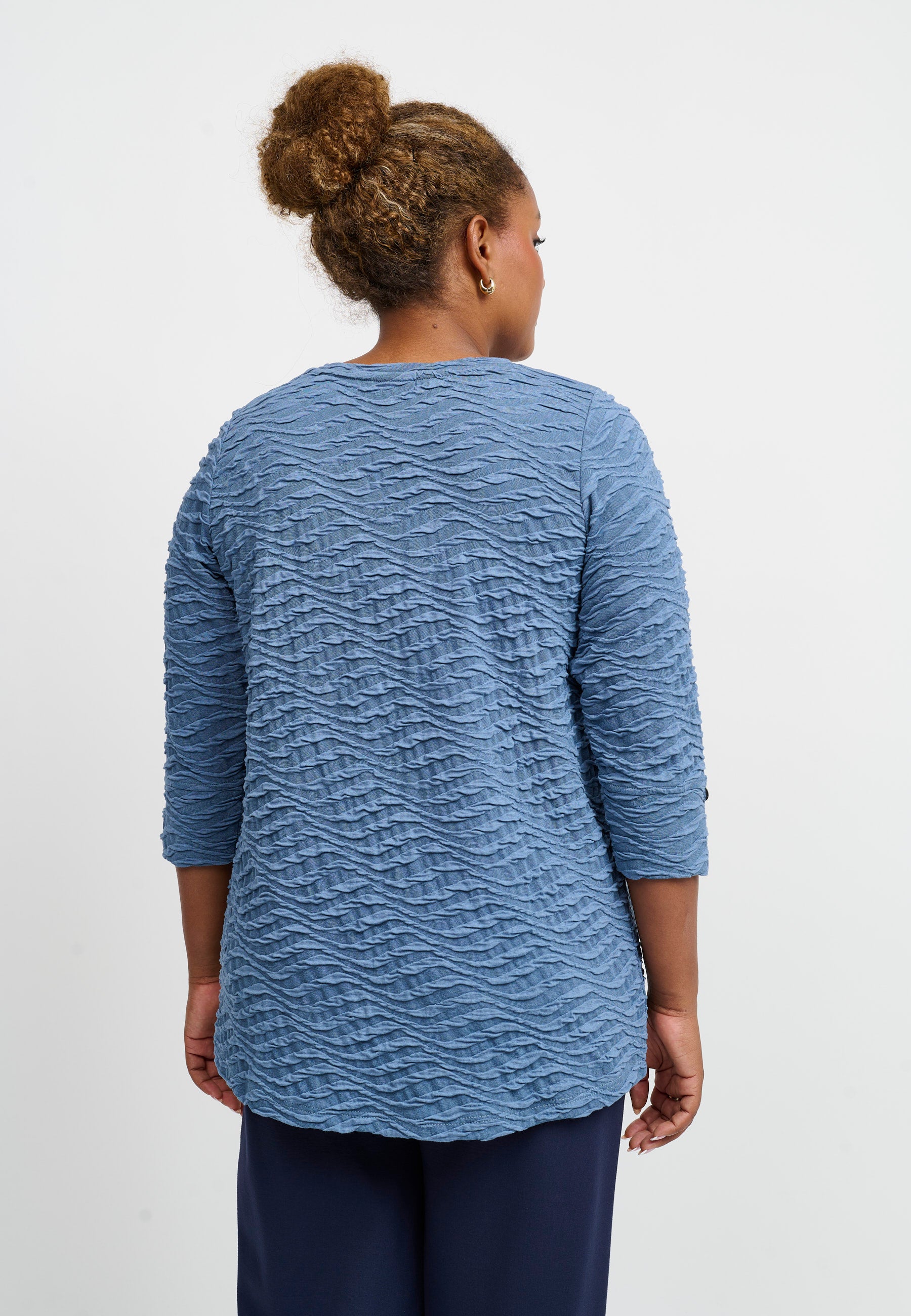 Pont Neuf PNKenya Bluser 5555 Steel Blue