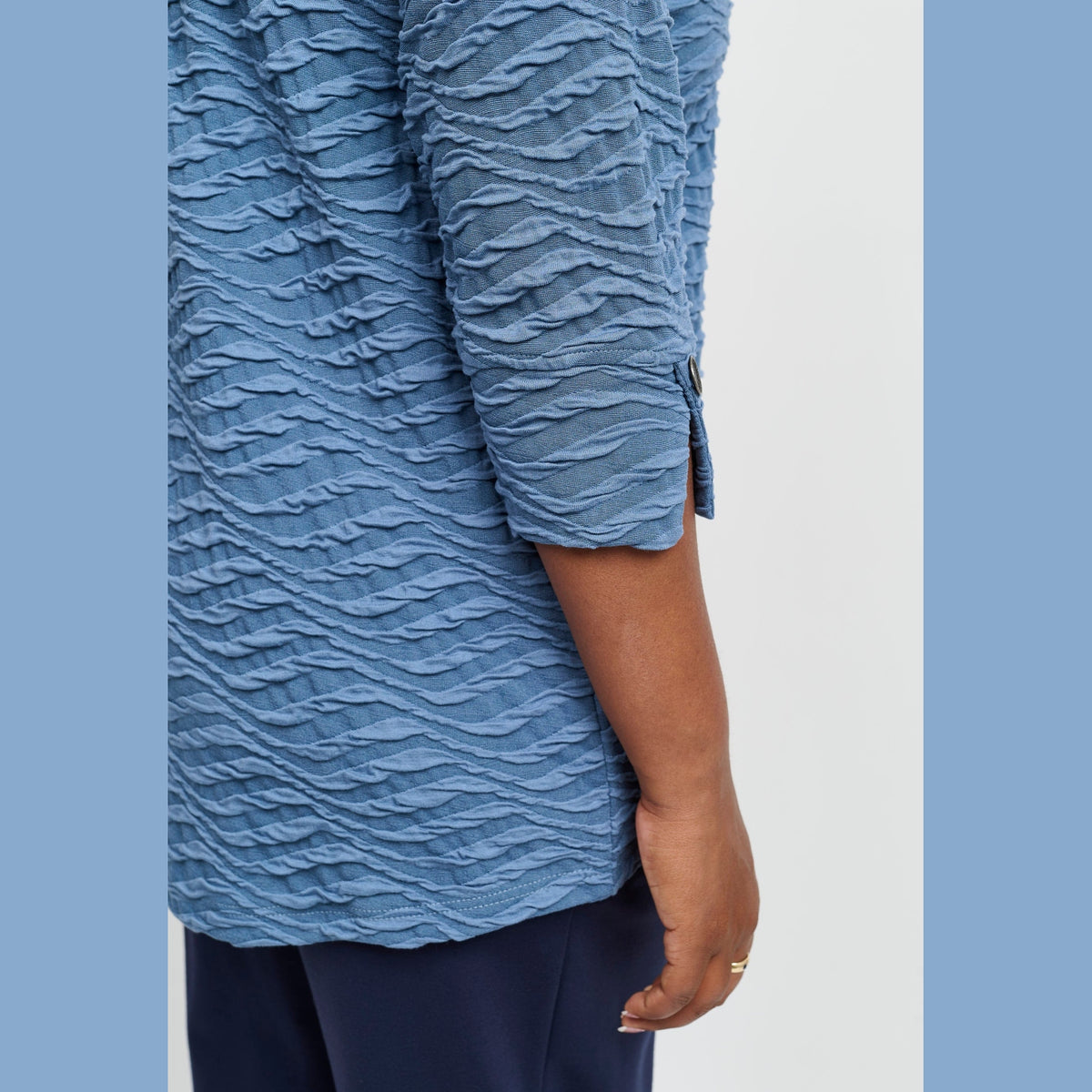 Pont Neuf PNKenya Bluser 5555 Steel Blue