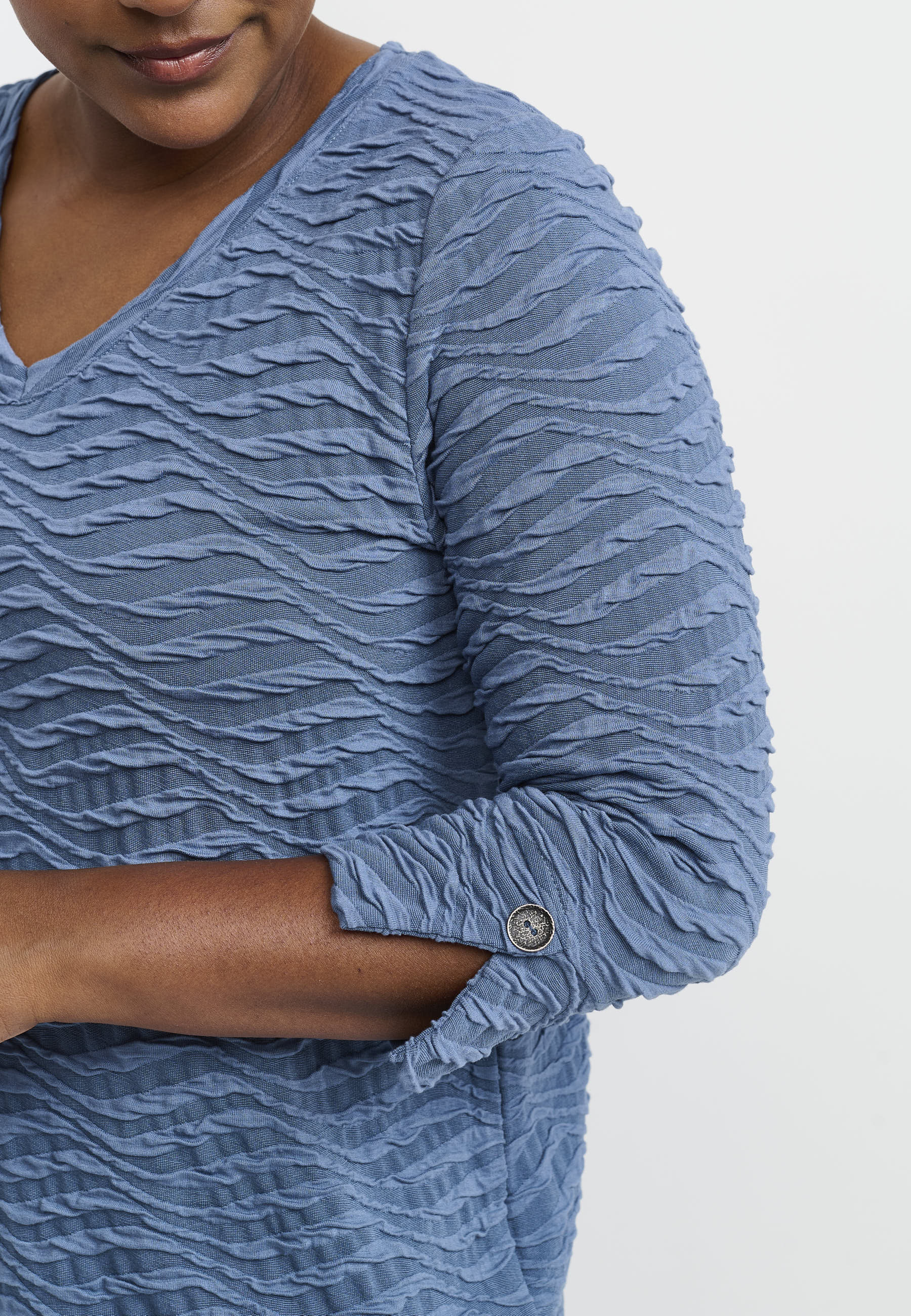 Pont Neuf PNKenya Bluser 5555 Steel Blue