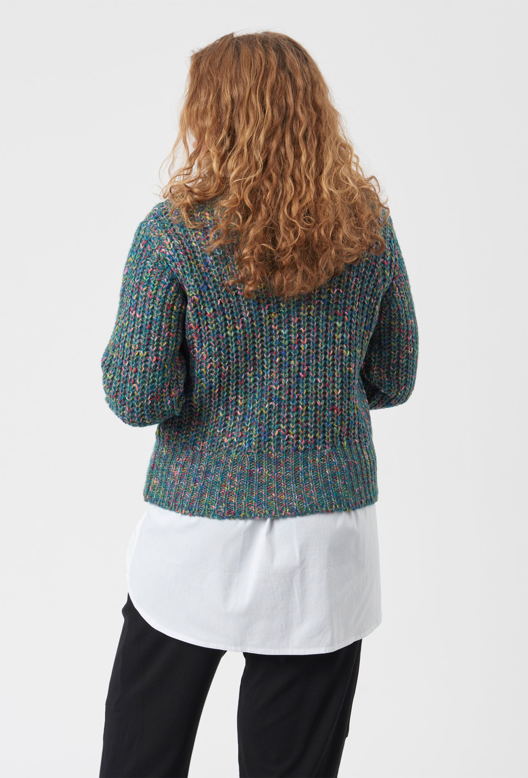 Pont Neuf PNKiwi Knit Pullover 572 Dark Petrol