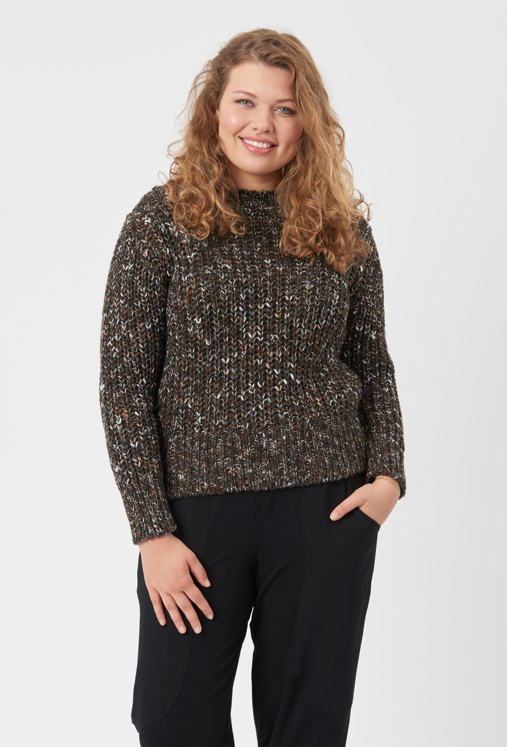 Pont Neuf PNKiwi Knit Pullover 824 Choko