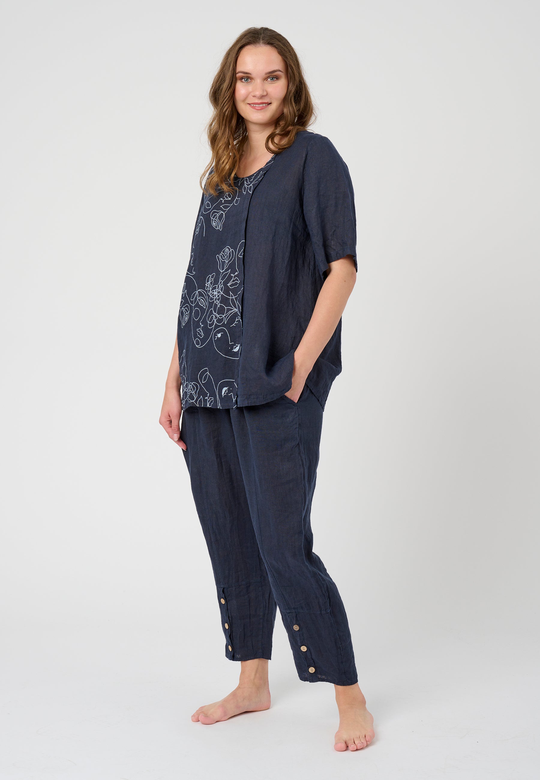 Pont Neuf PNLabika Bluser 520 Navy