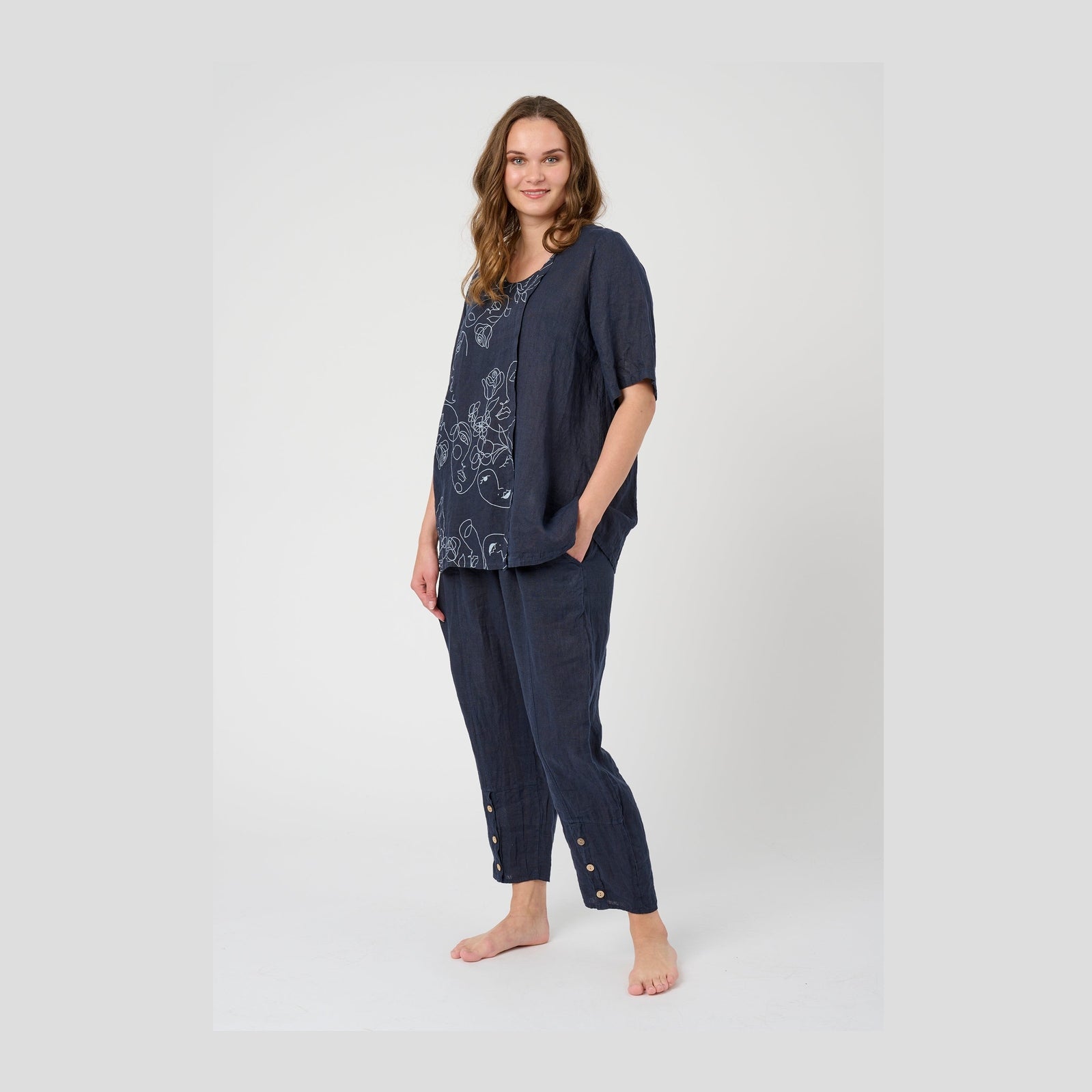 Pont Neuf PNLabika Bluser 520 Navy