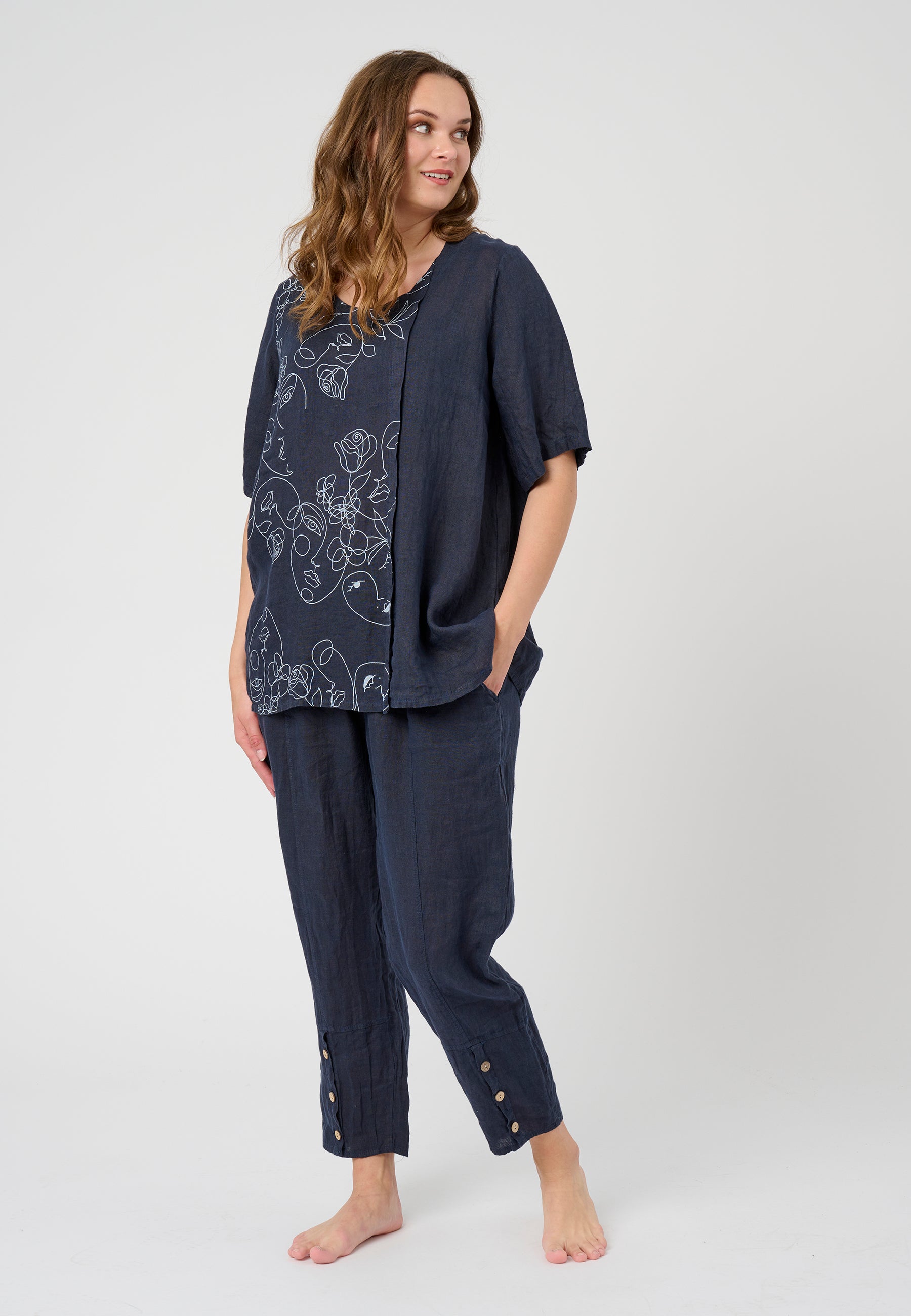 Pont Neuf PNLabika Bluser 520 Navy