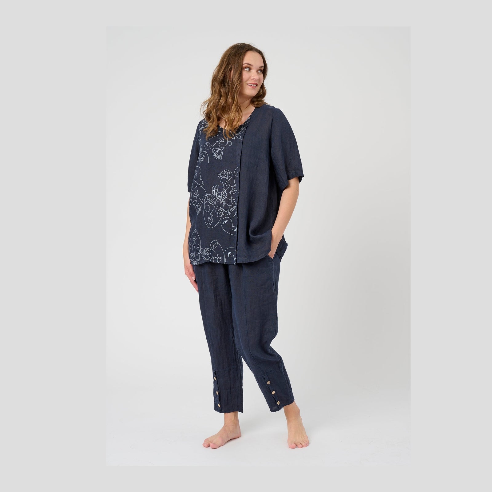 Pont Neuf PNLabika Bluser 520 Navy