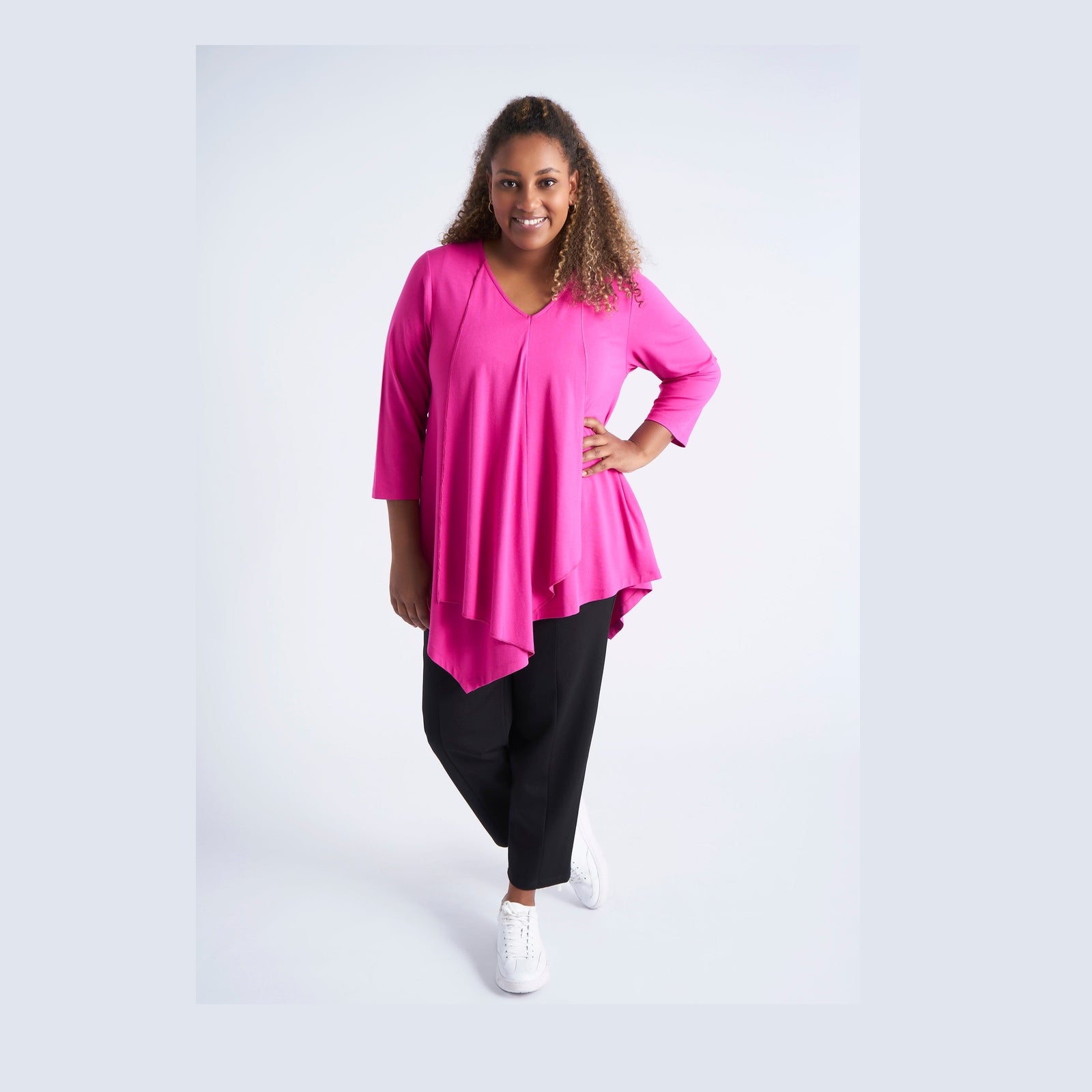 Pont Neuf PNLara Bluser 163 Fuchsia