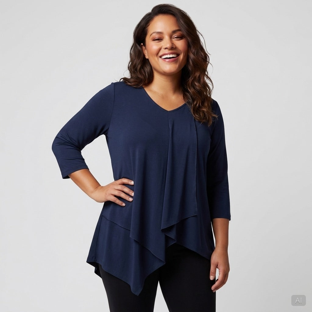 Pont Neuf PNLara Bluser 574 Navy
