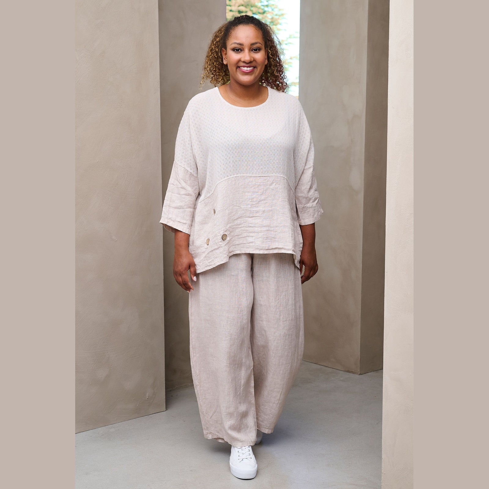 Pont Neuf PNLauren Bluser 1100 LINEN