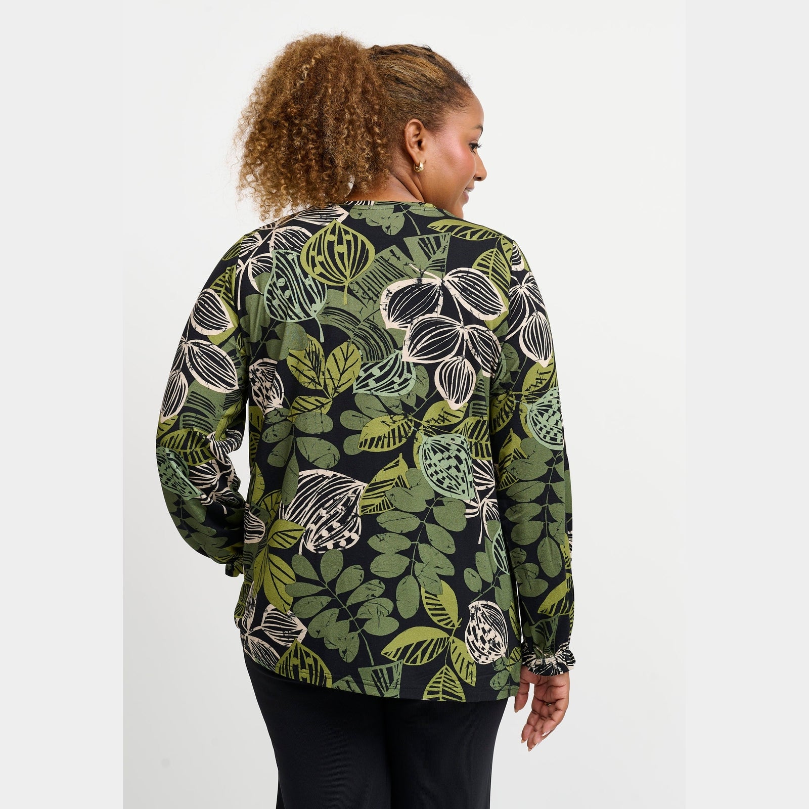 Pont Neuf PNLeva Bluser 3620 Forest Green