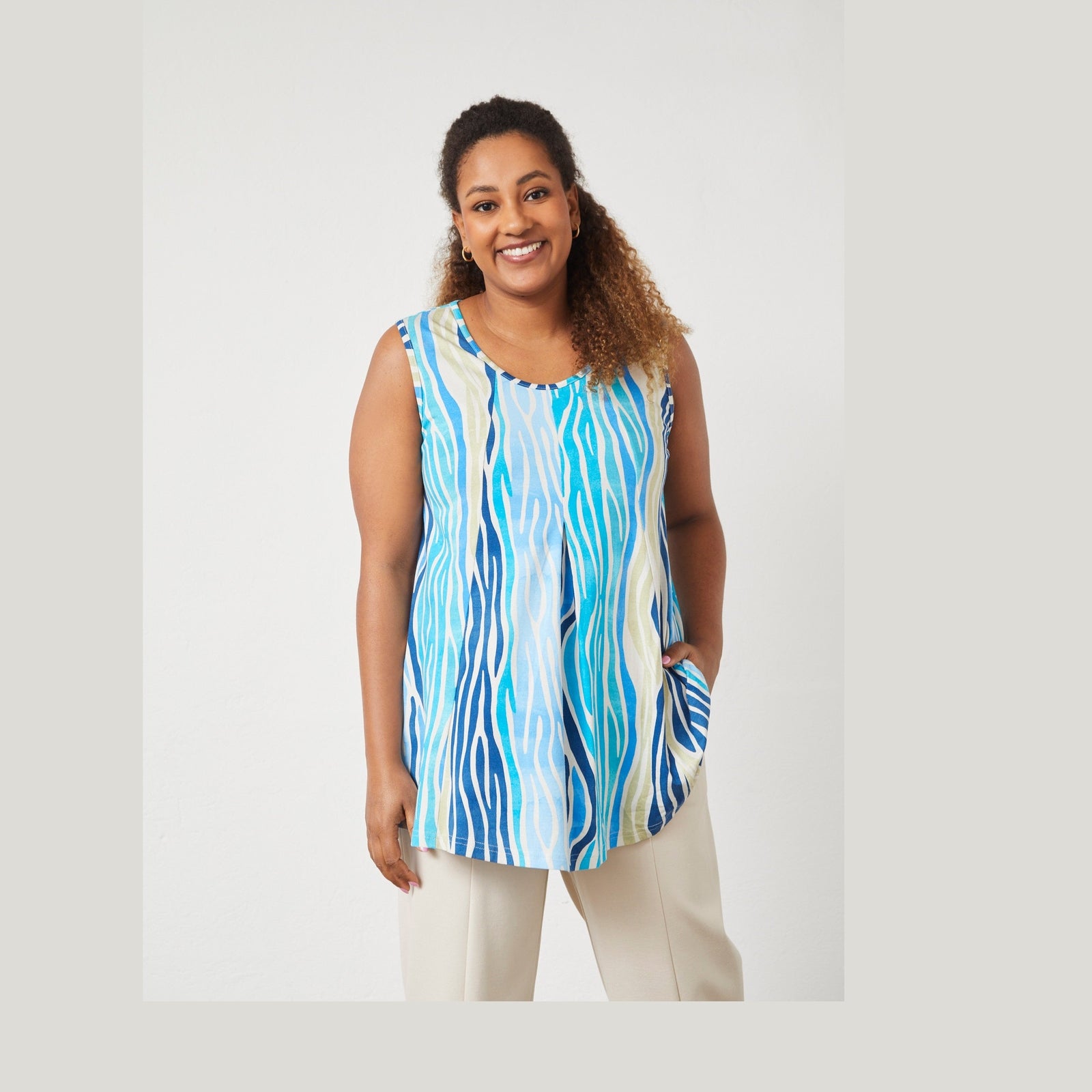 Pont Neuf PNLilje Toppe 5340 Ocean blue