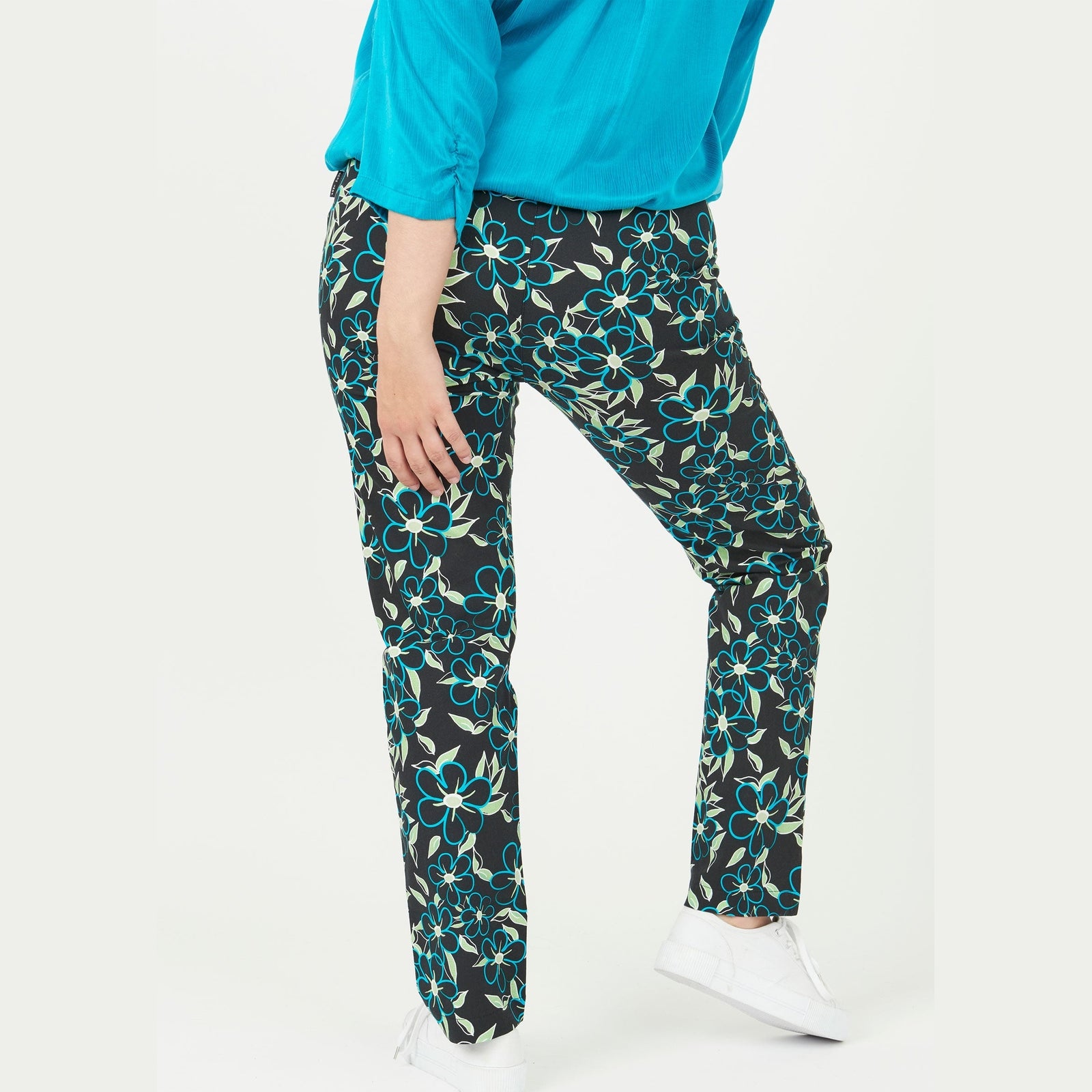 Pont Neuf PNLiv Bukser 523 Turquise