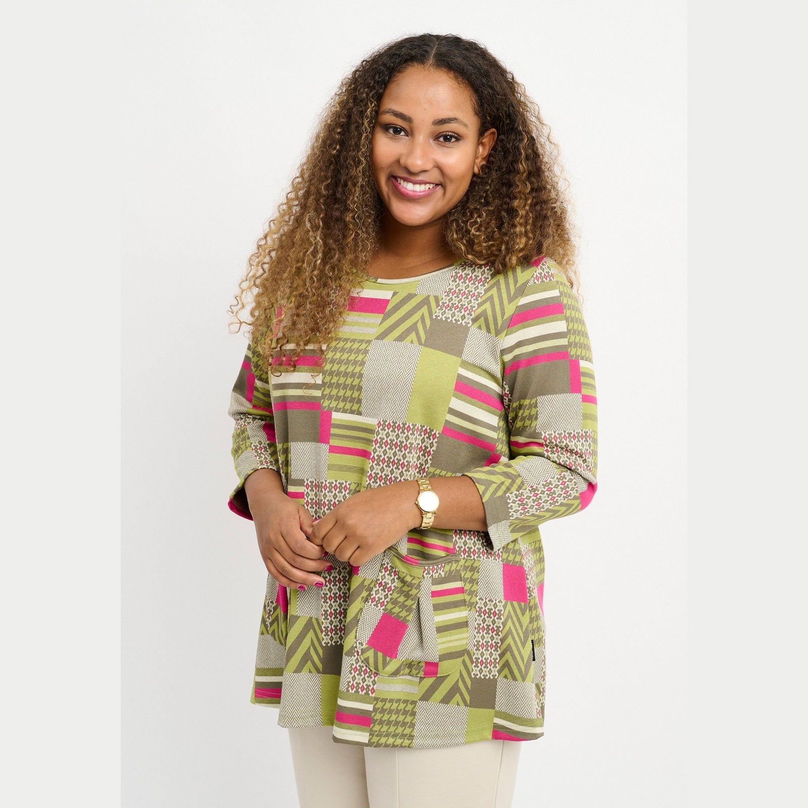 Pont Neuf PNLotte Bluser 3506 Khaki Green