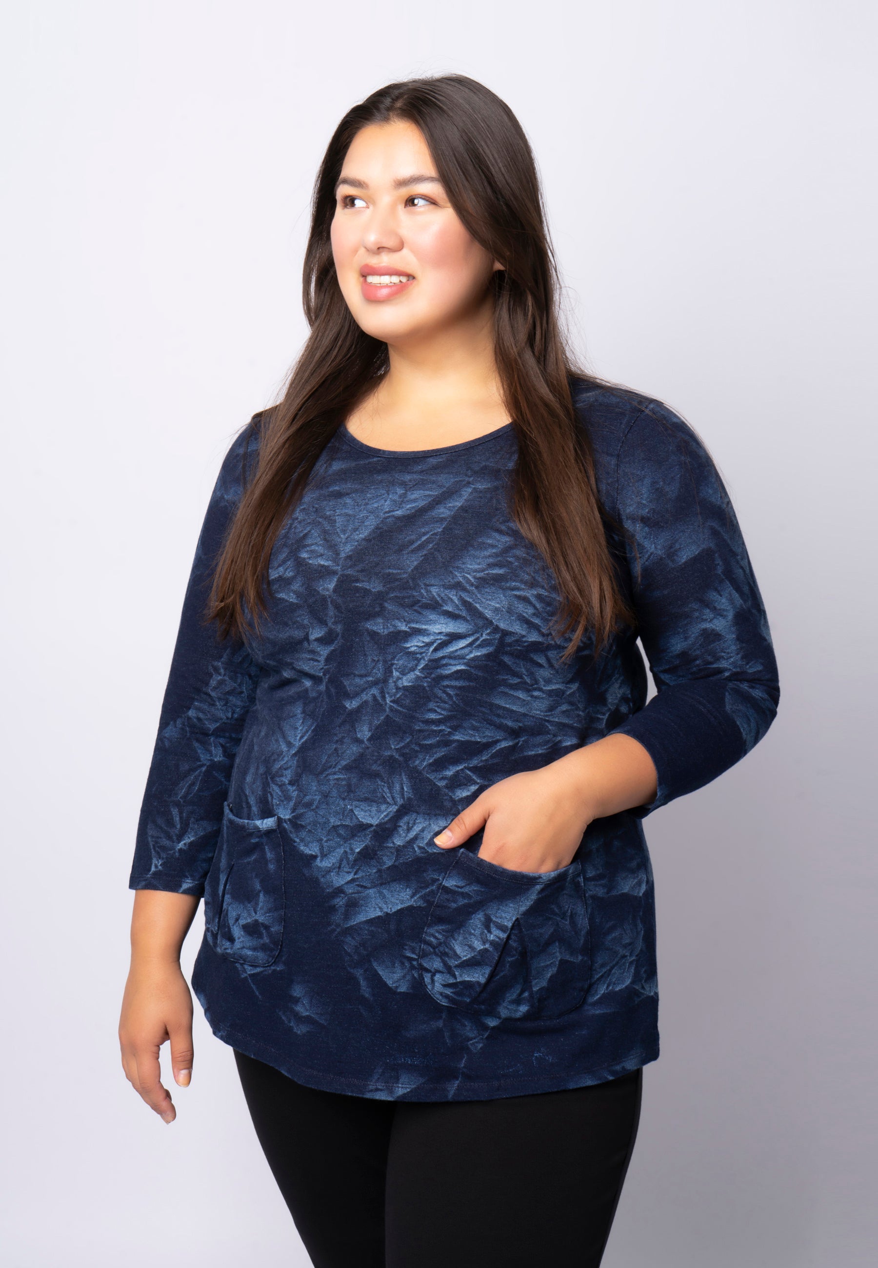 Pont Neuf PNLotte Bluser 527 Light Blue Wash