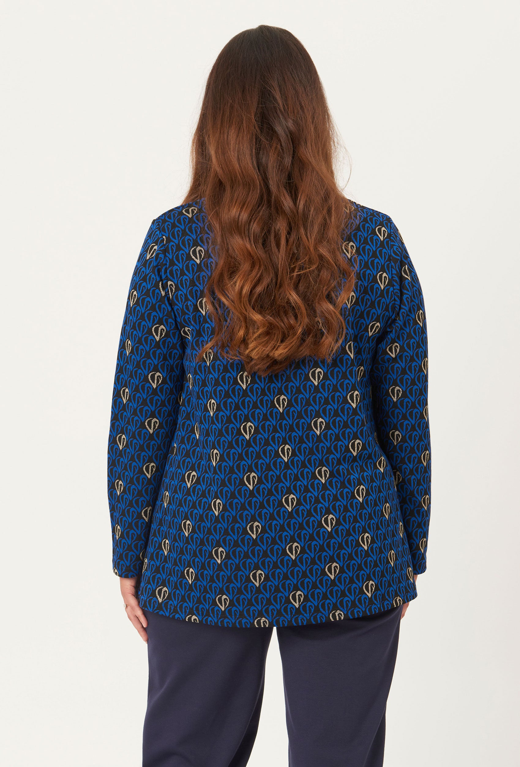 Pont Neuf PNLotte Mie Bluser 266 Cobalt Blue