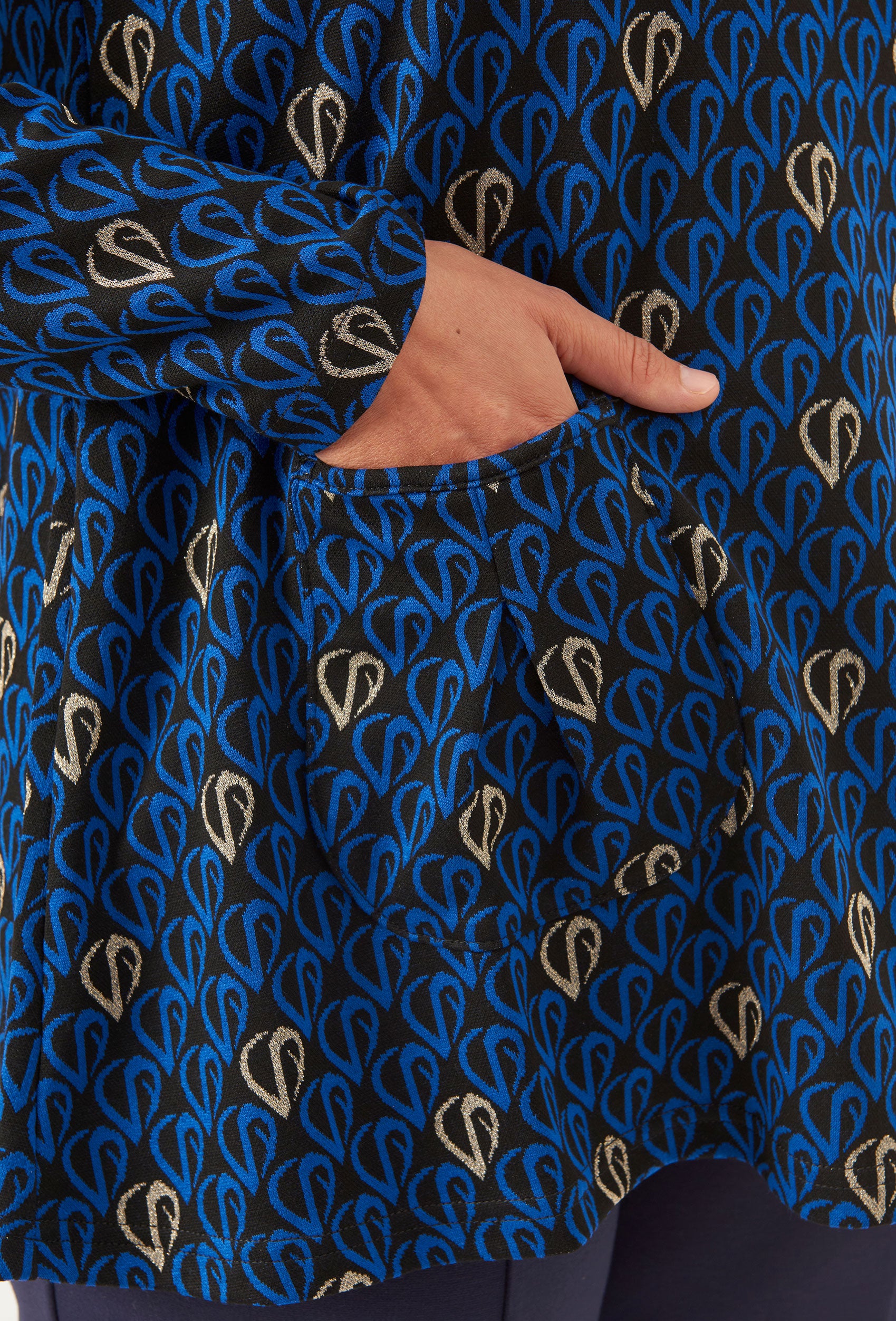 Pont Neuf PNLotte Mie Bluser 266 Cobalt Blue