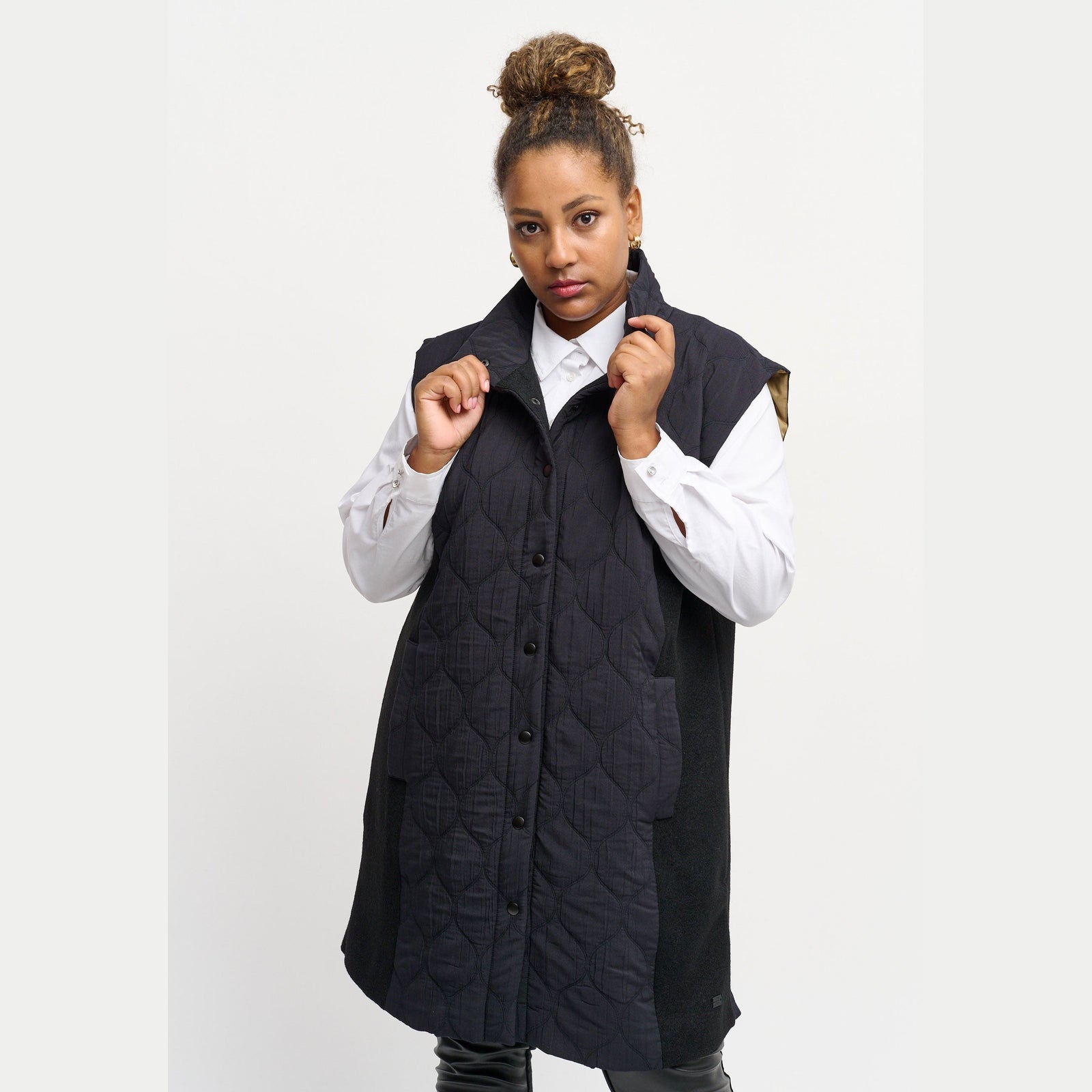 Pont Neuf PNLuca Veste 999 Black