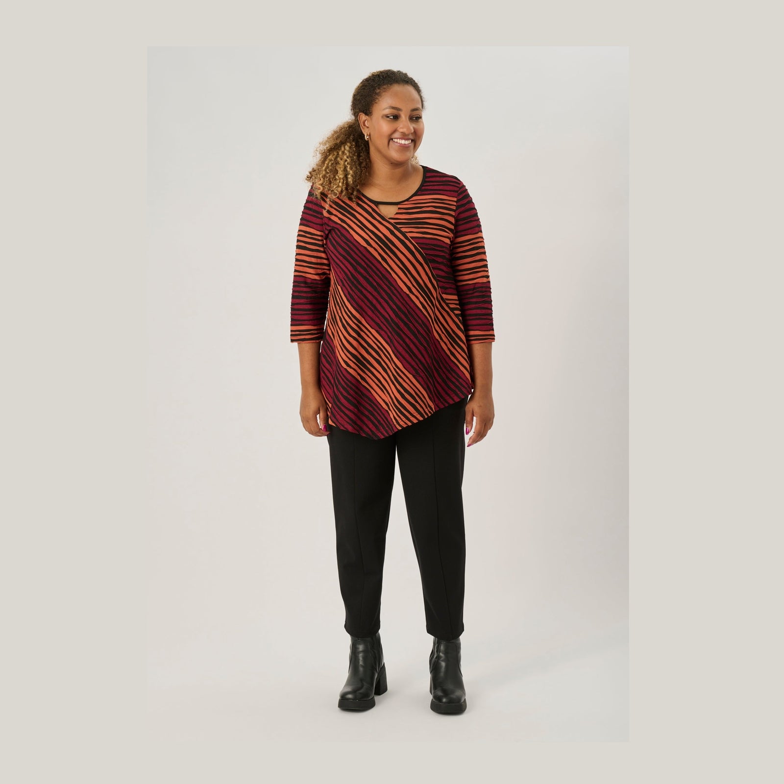 Pont Neuf PNMagrethe Bluser 2354 Warm Red