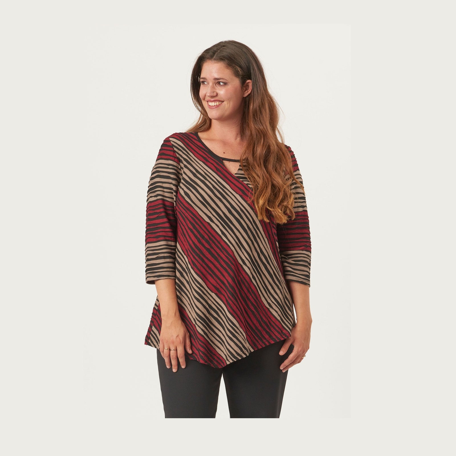 Pont Neuf PNMagrethe Bluser 354 Warm Red