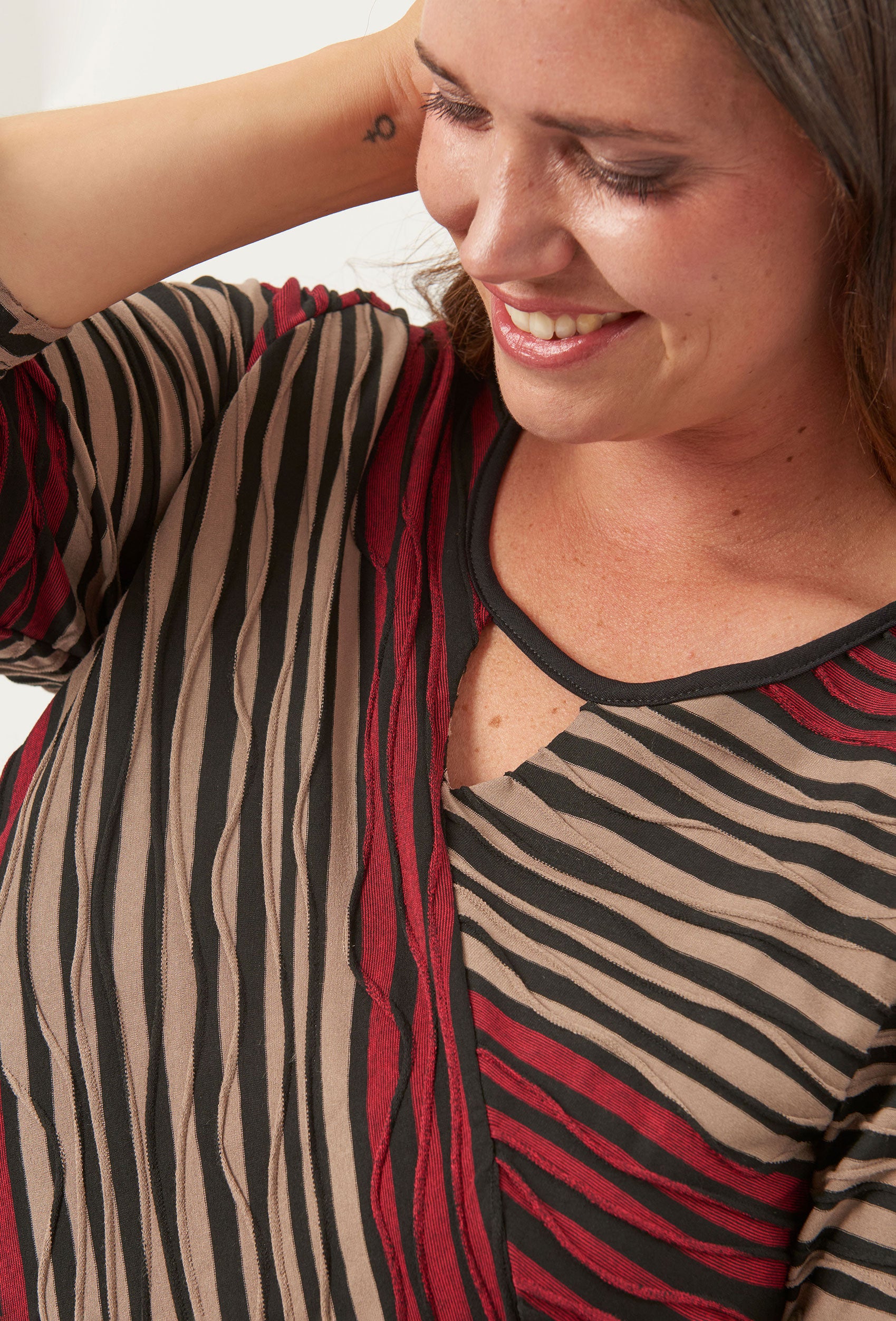 Pont Neuf PNMagrethe Bluser 354 Warm Red