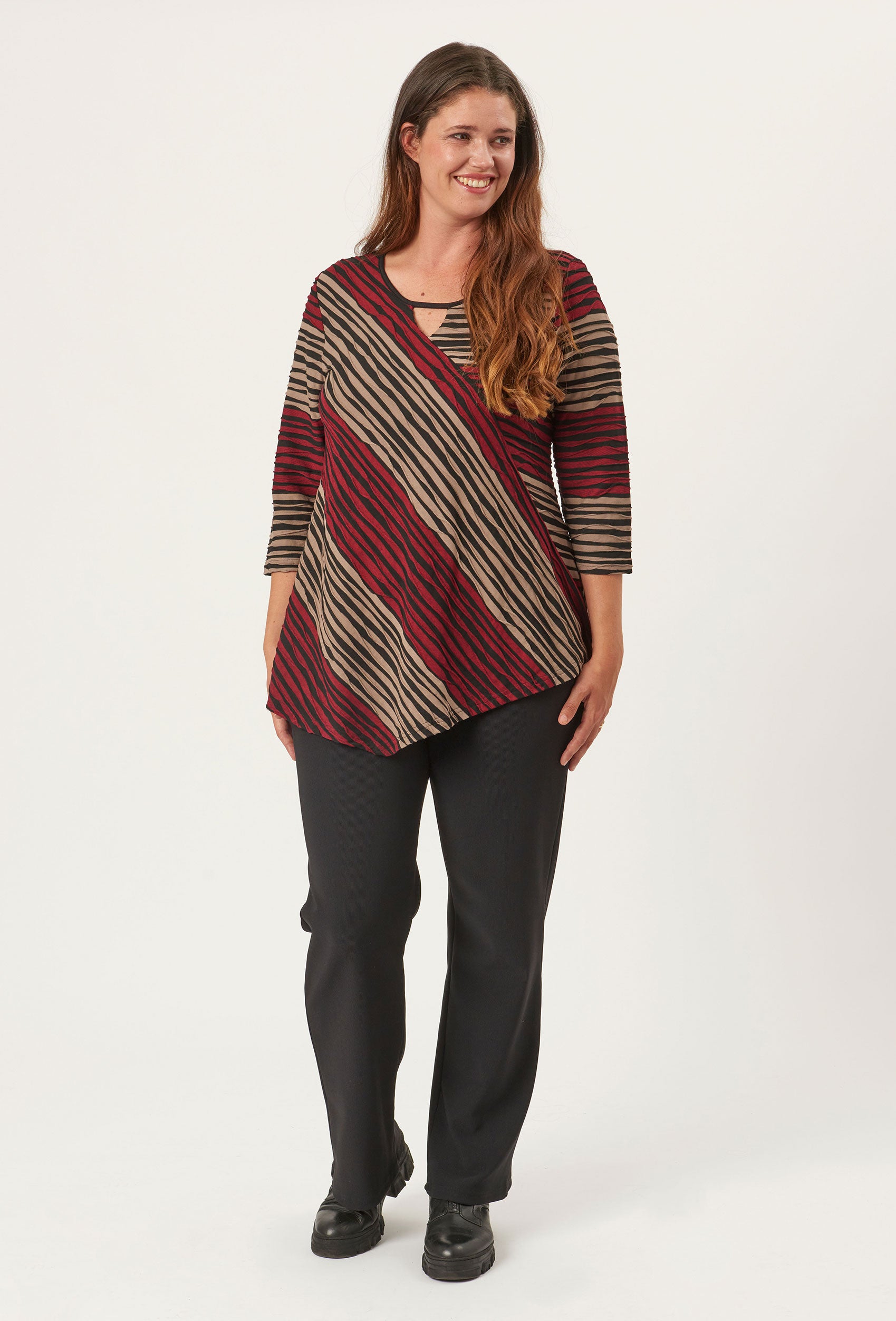 Pont Neuf PNMagrethe Bluser 354 Warm Red