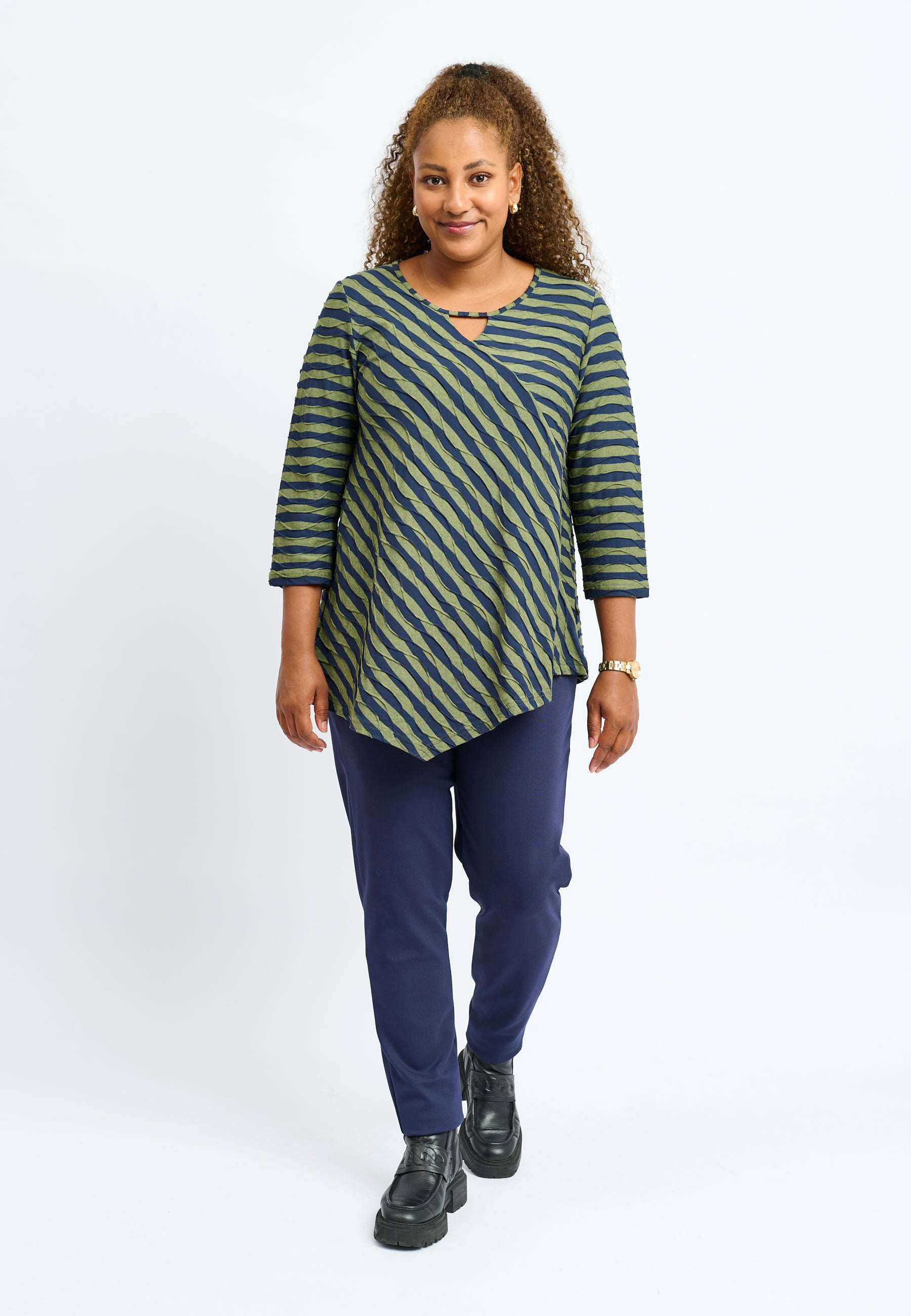 Pont Neuf PNMagrethe Bluser 3620 Forest Green